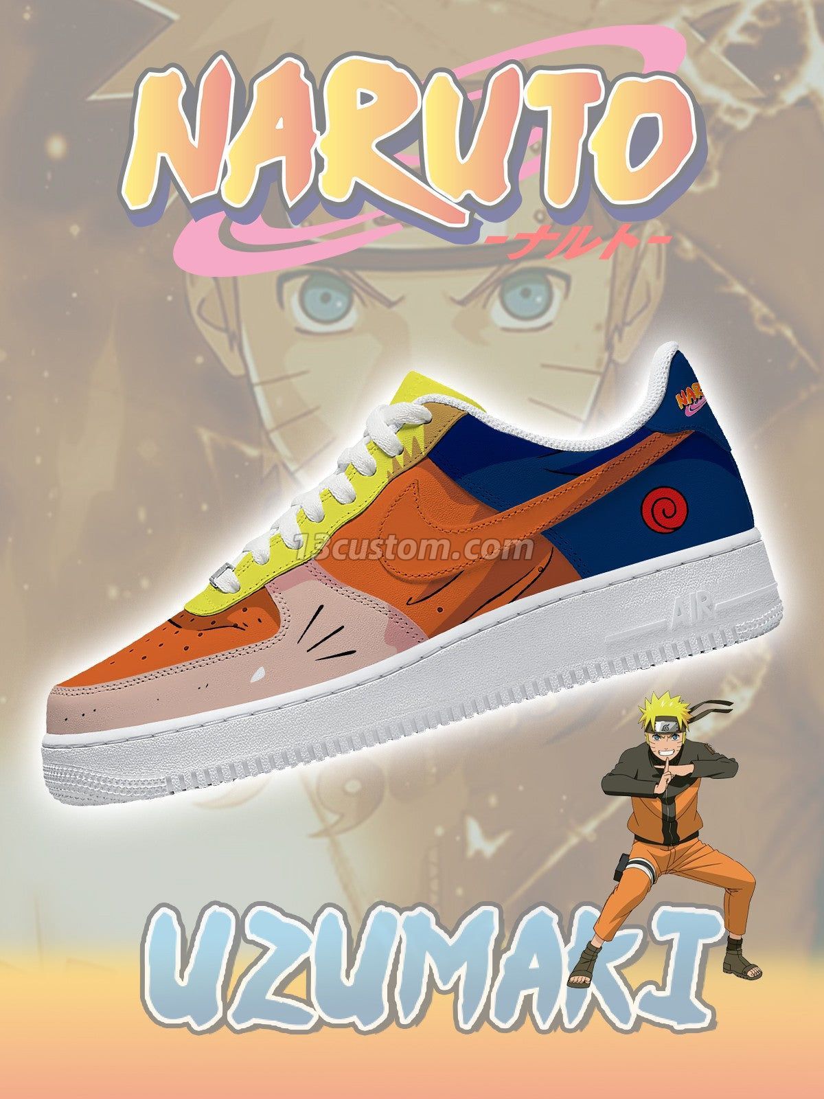 Uzumaki V.4 Custom Sneakers