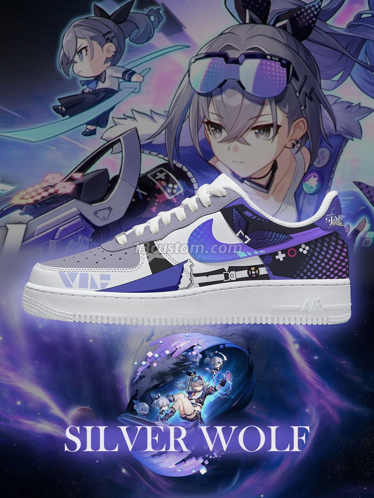 Silver Wolf V.1 Custom Sneakers
