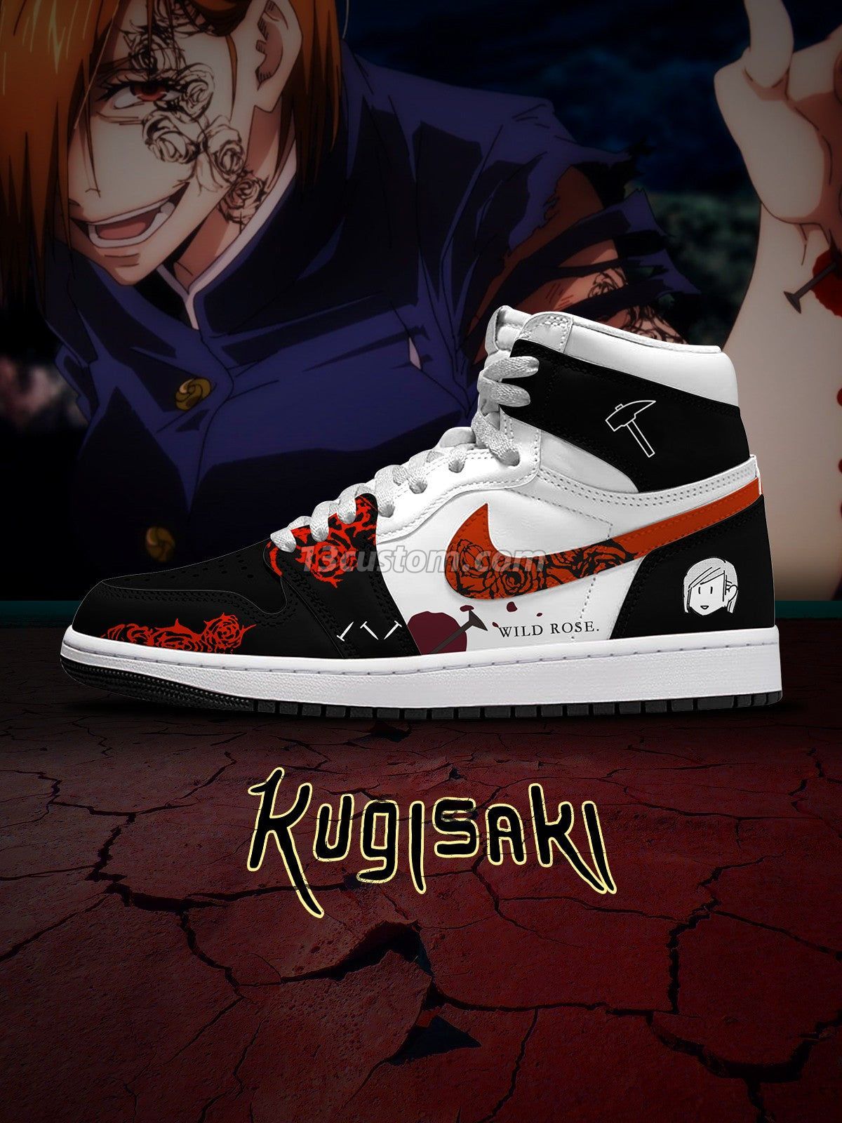 Nobara Kugisaki V.1 Custom High-Top Sneakers