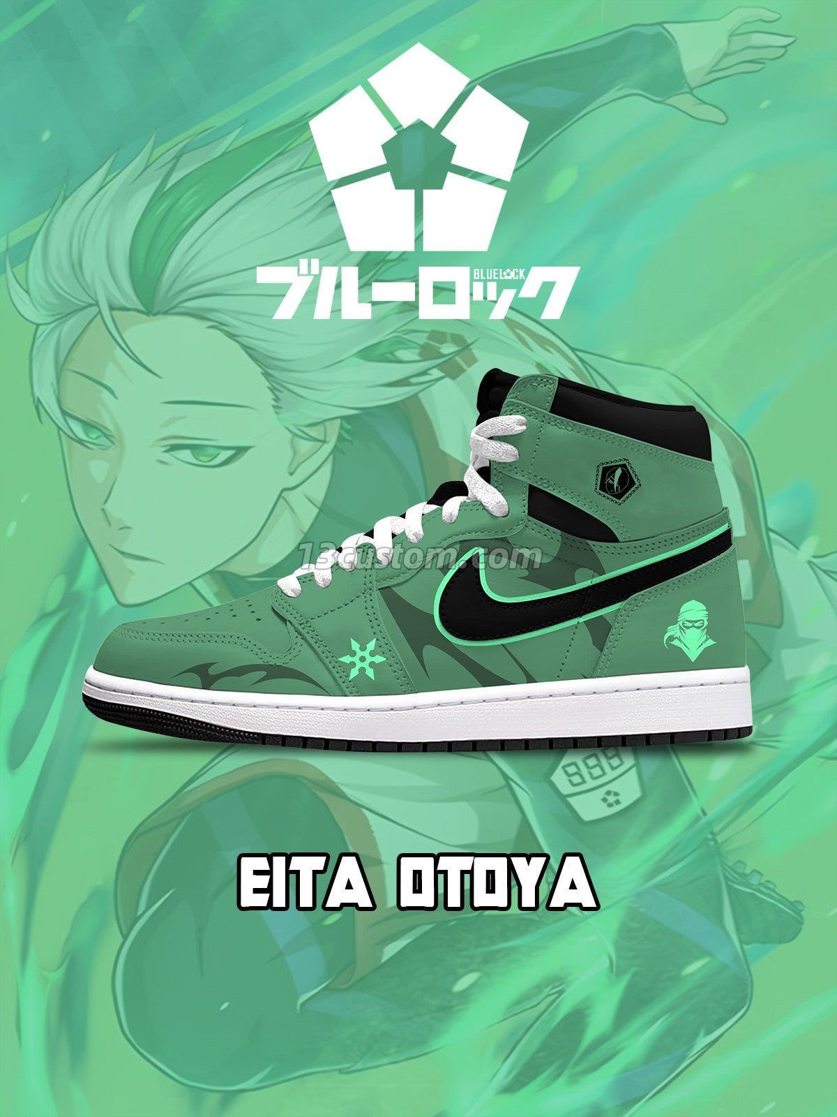 Eita Otoya V.1 Custom High-Top Sneakers