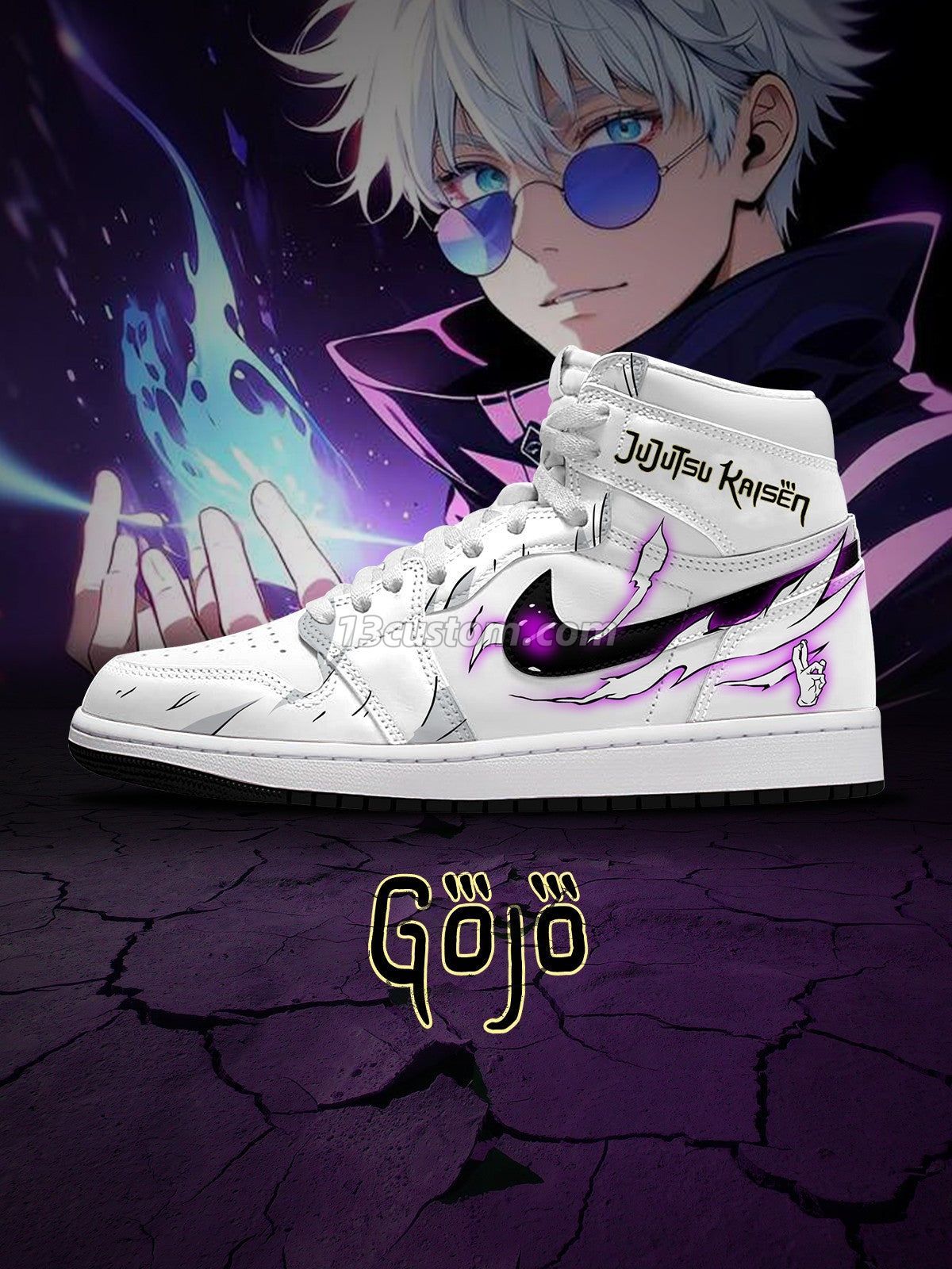 Satoru Gojo V.6 Custom High-Top Sneakers