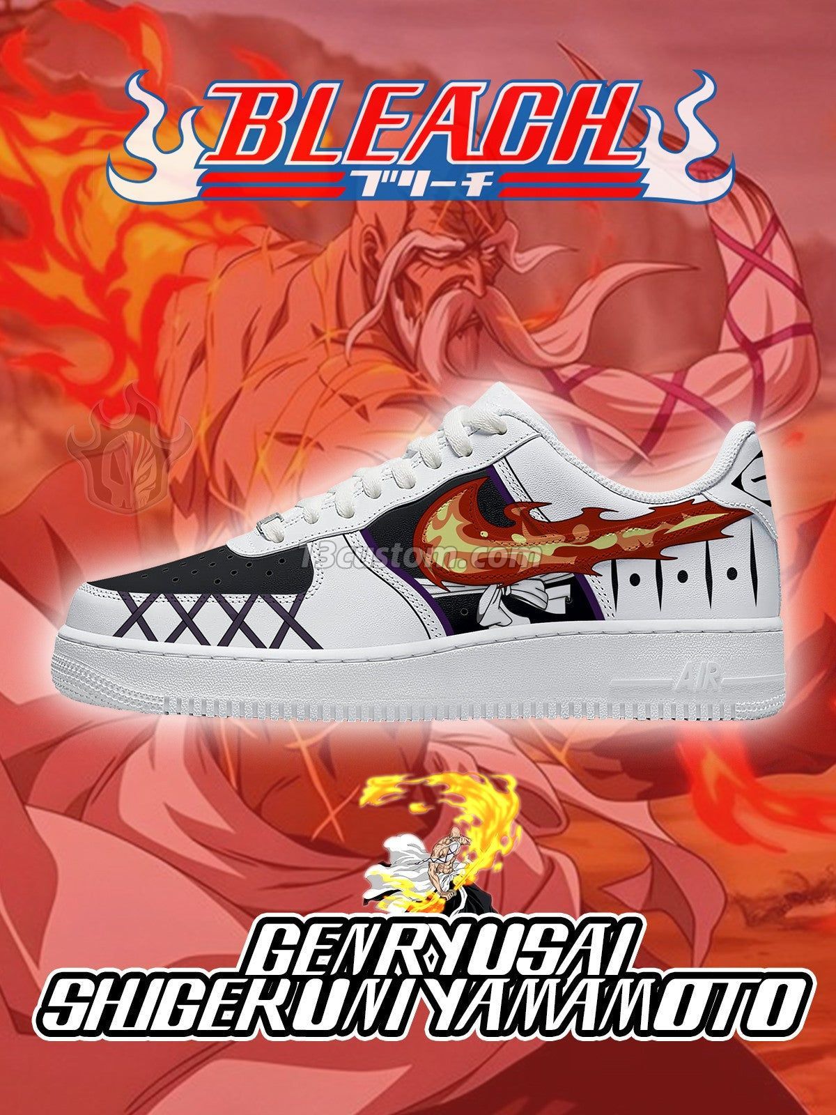 Genryusai Shigekuni Yamamoto V.2 Custom Sneakers