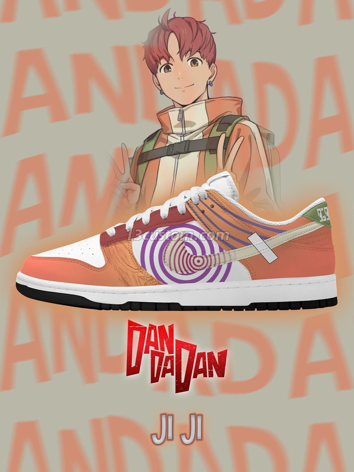 Ji Ji V.1 Custom Court-Low Sneakers