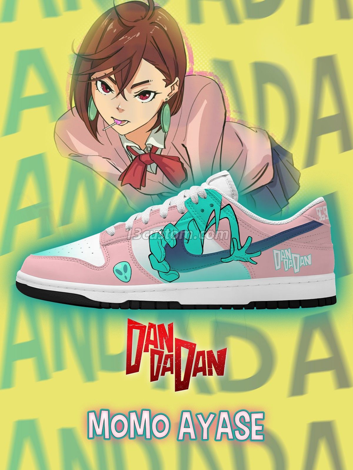 Momo Ayase V.3 Custom Court-Low Sneakers