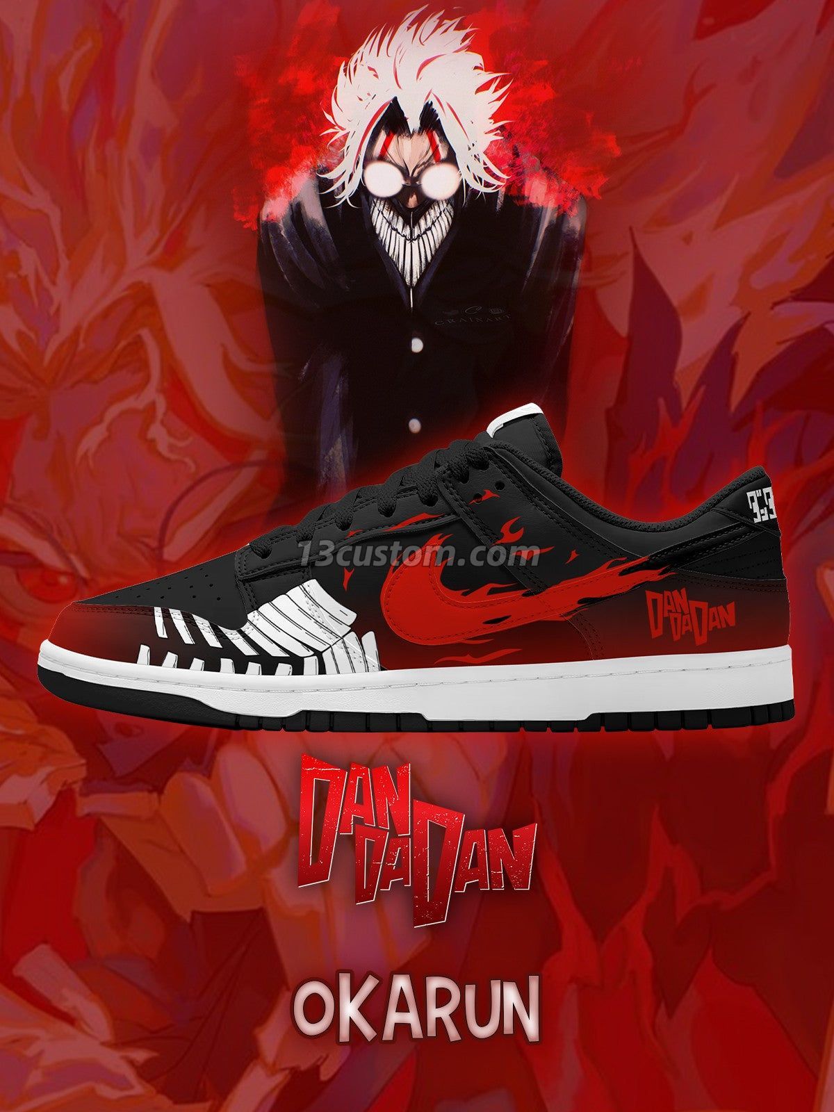 Okarun V.7 Custom Court-Low Sneakers