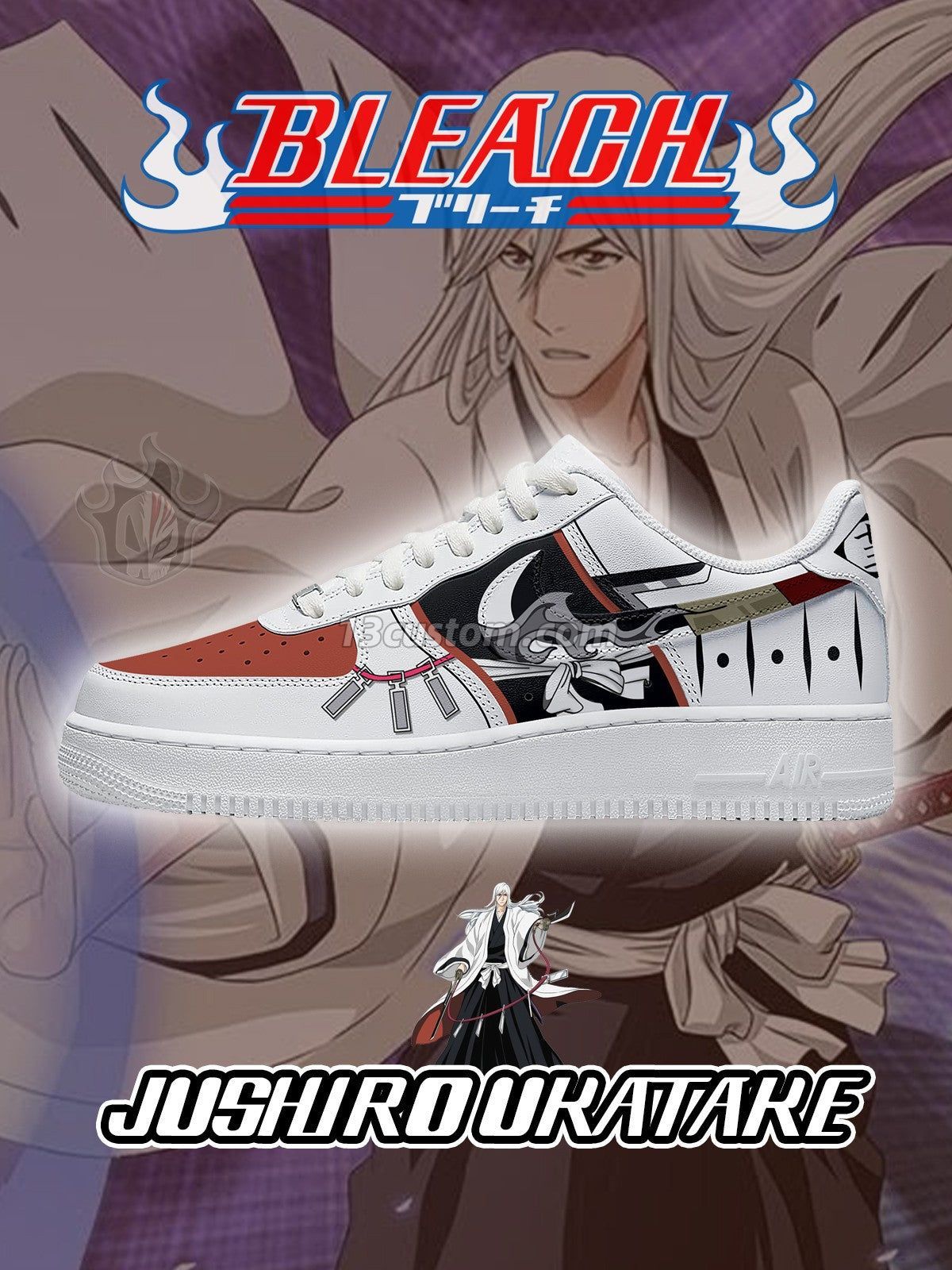 Jushiro Ukatake V.2 Custom Sneakers