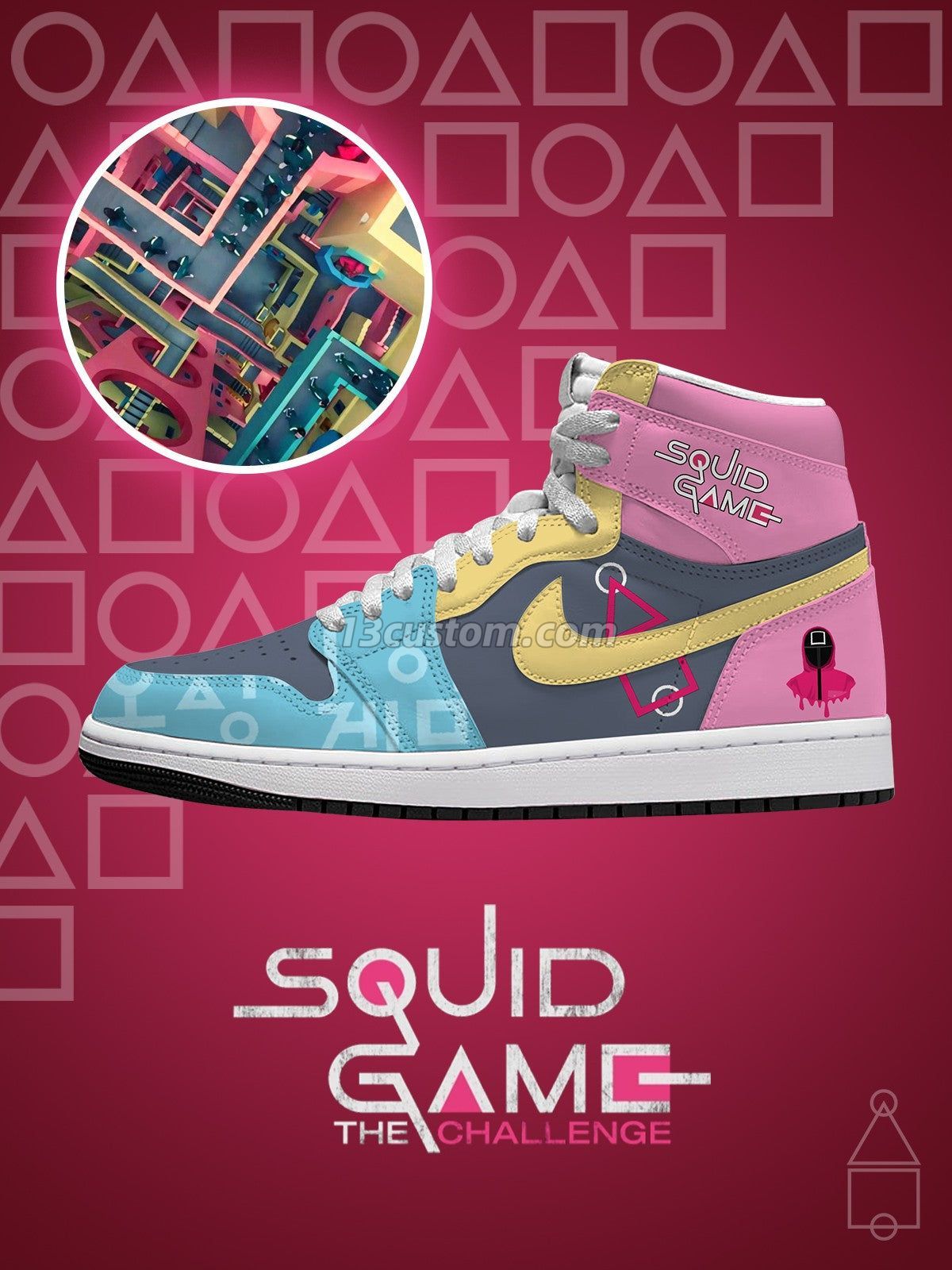 Crazy Stairs V.1 Custom High-Top Sneakers
