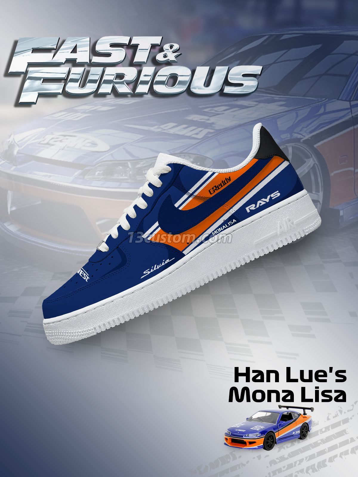 Han Lue's Mona Lisa Custom Sneakers