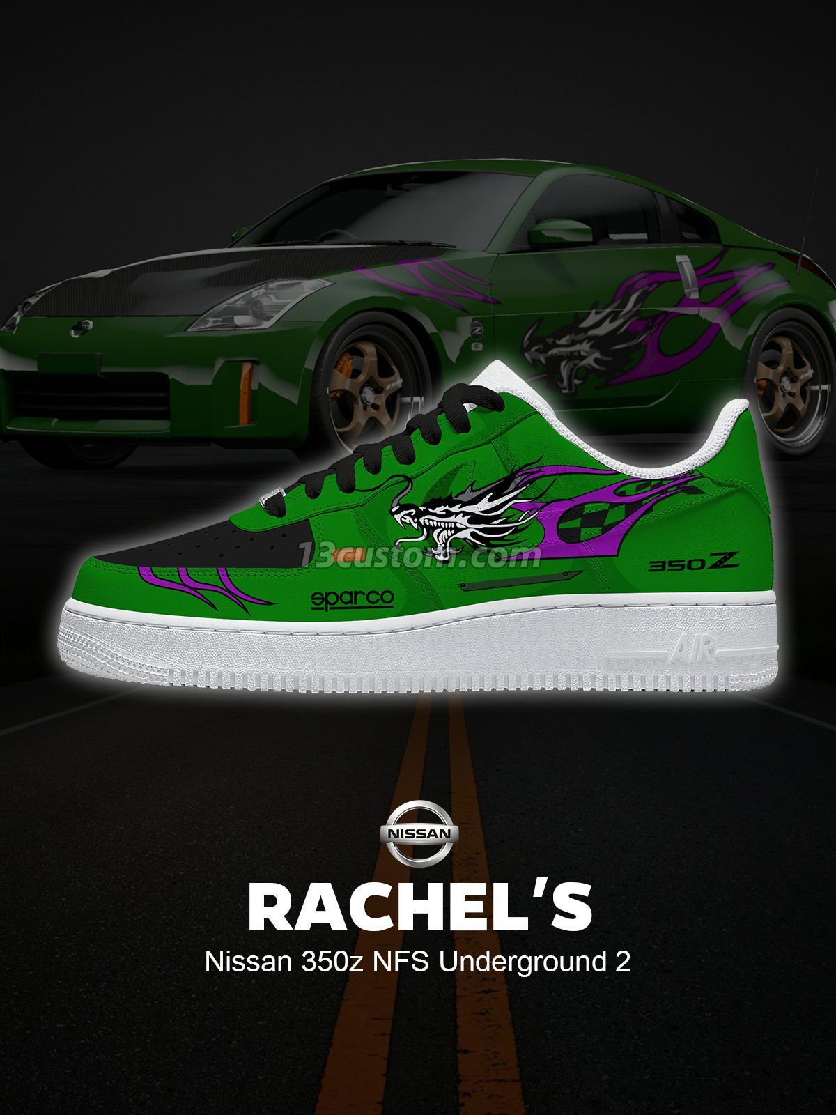 Rachel's 350z Underground 2 Custom Sneakers