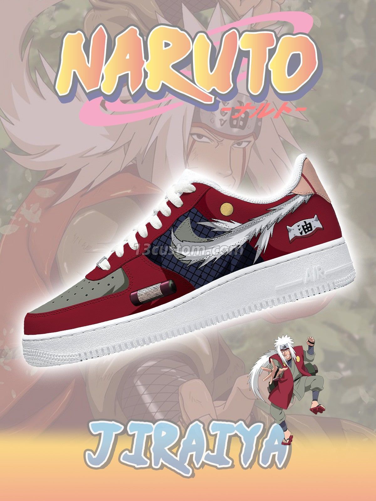 Sannin Jiraiya Custom Sneakers