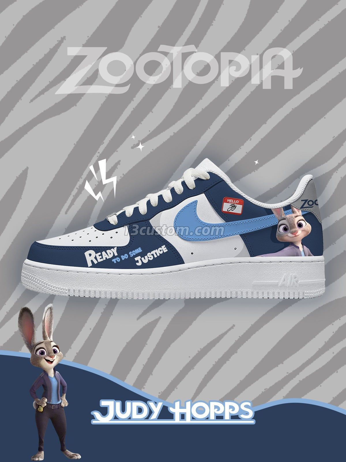 Judy Hopps V.1 Custom Sneakers