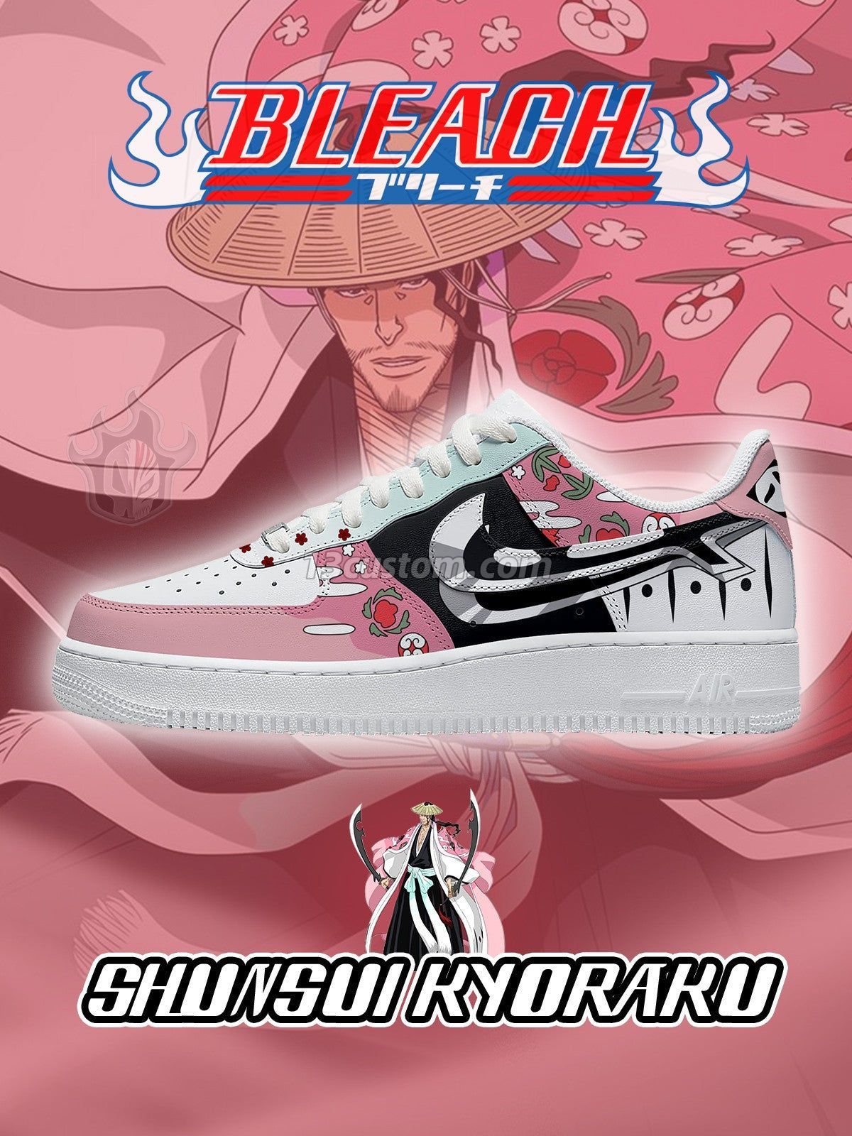 Shunsui Kyoraku V.2 Custom Sneakers