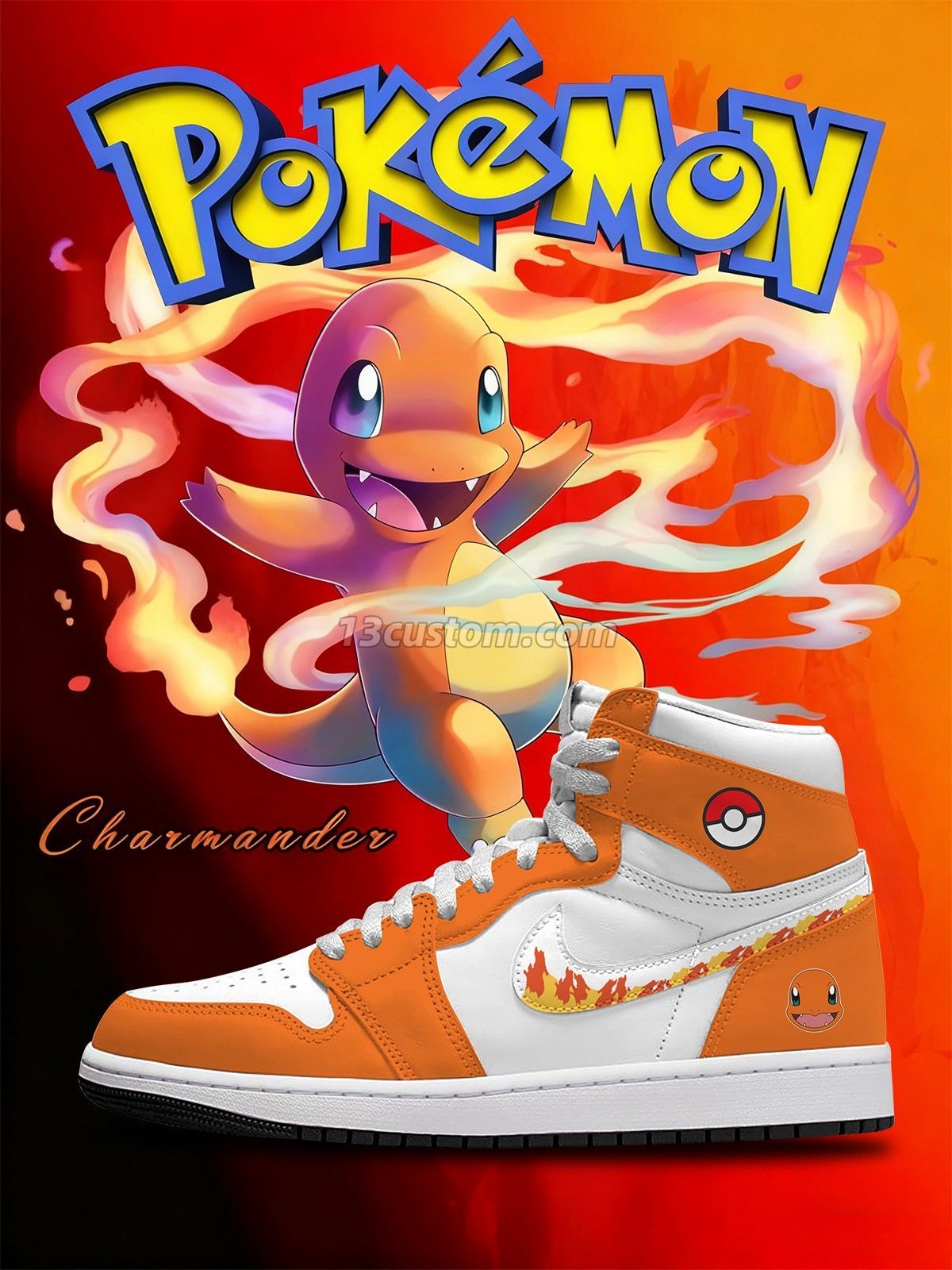 Charmander V.1 Custom High-Top Sneakers