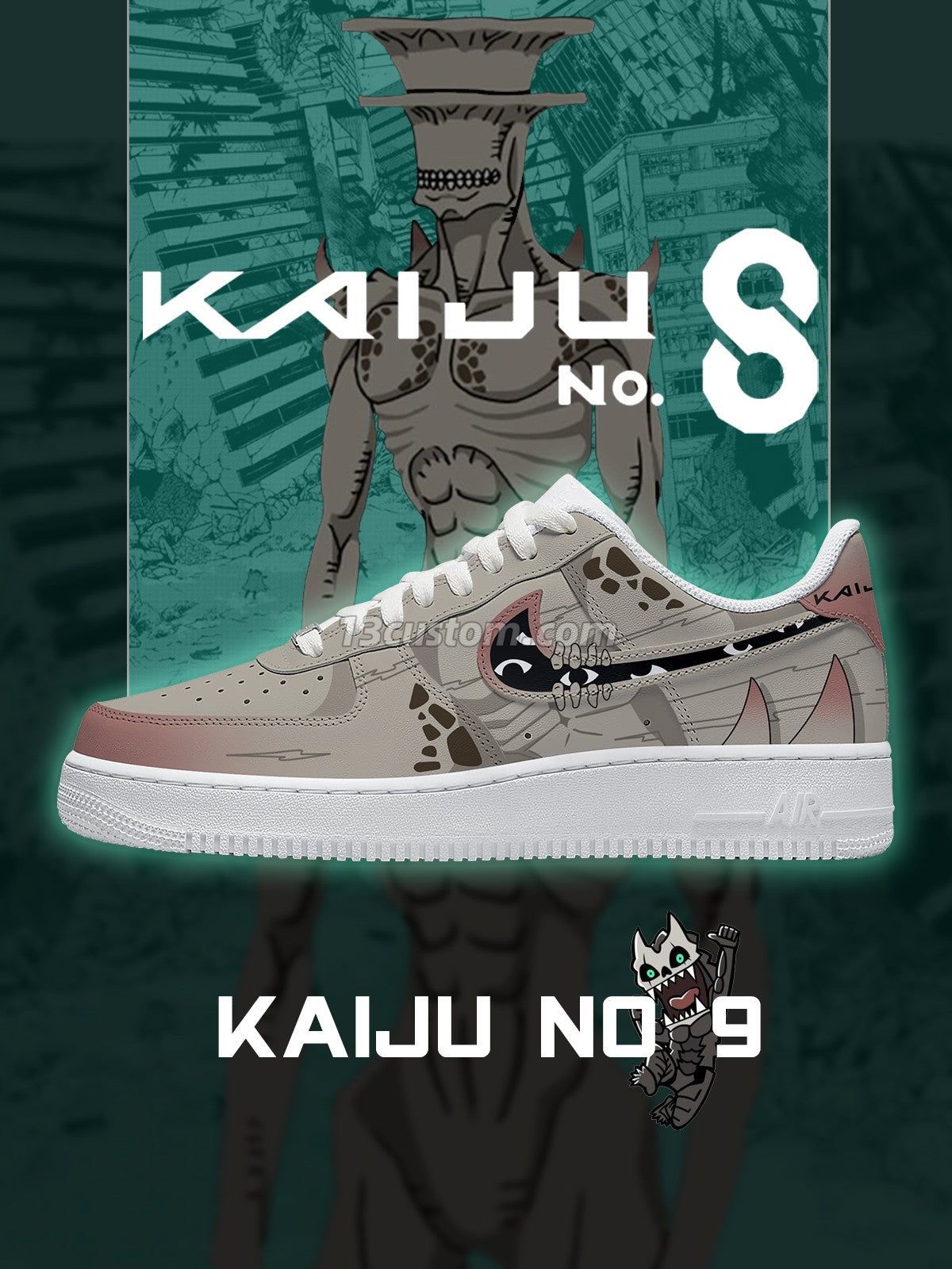 Kaiju No.9 V.2 Custom Sneakers