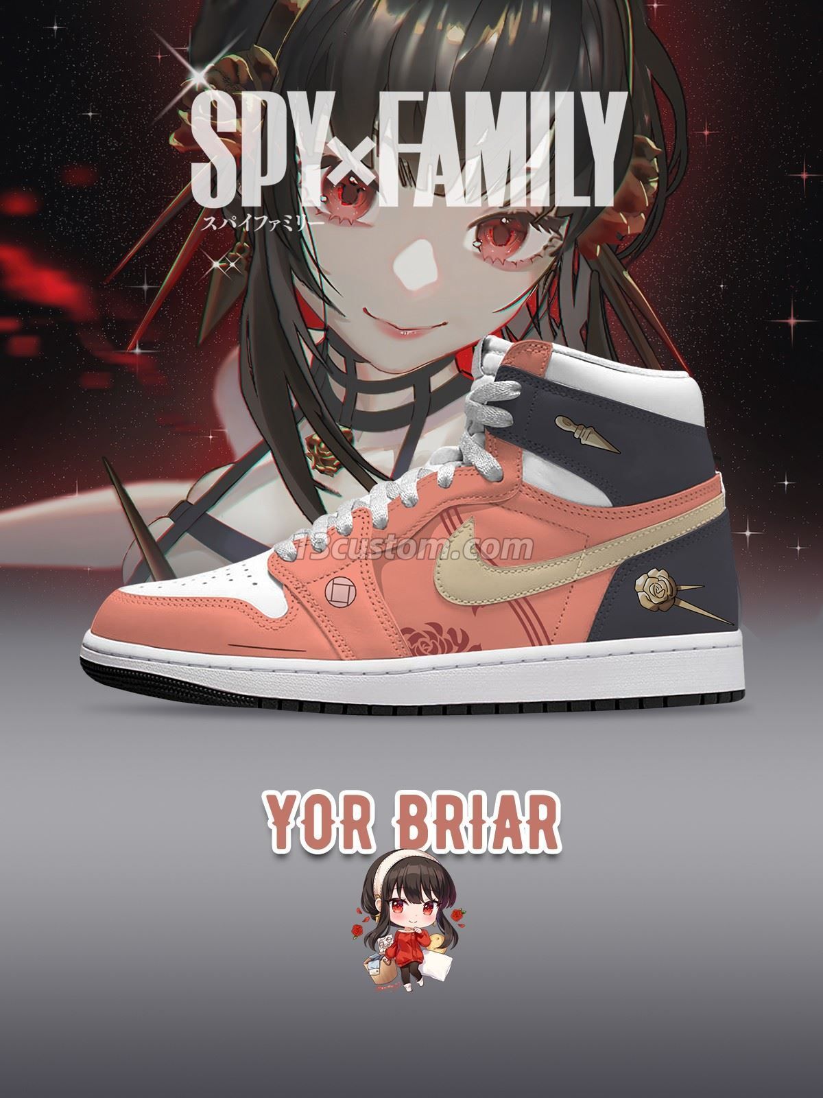 Yor Briar V.1 Custom High-Top Sneakers