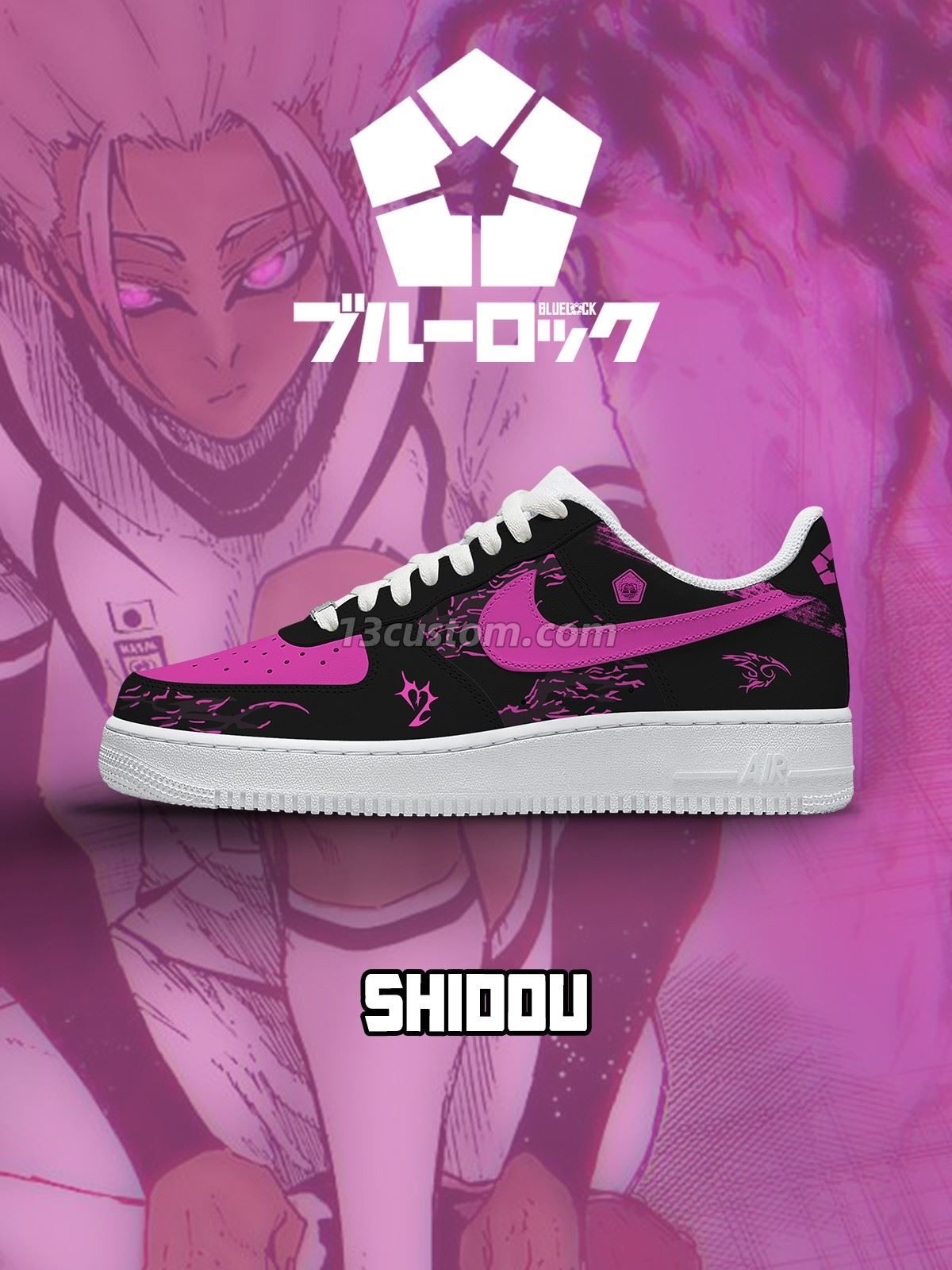 Ryusei Shido No.1 Custom Sneakers