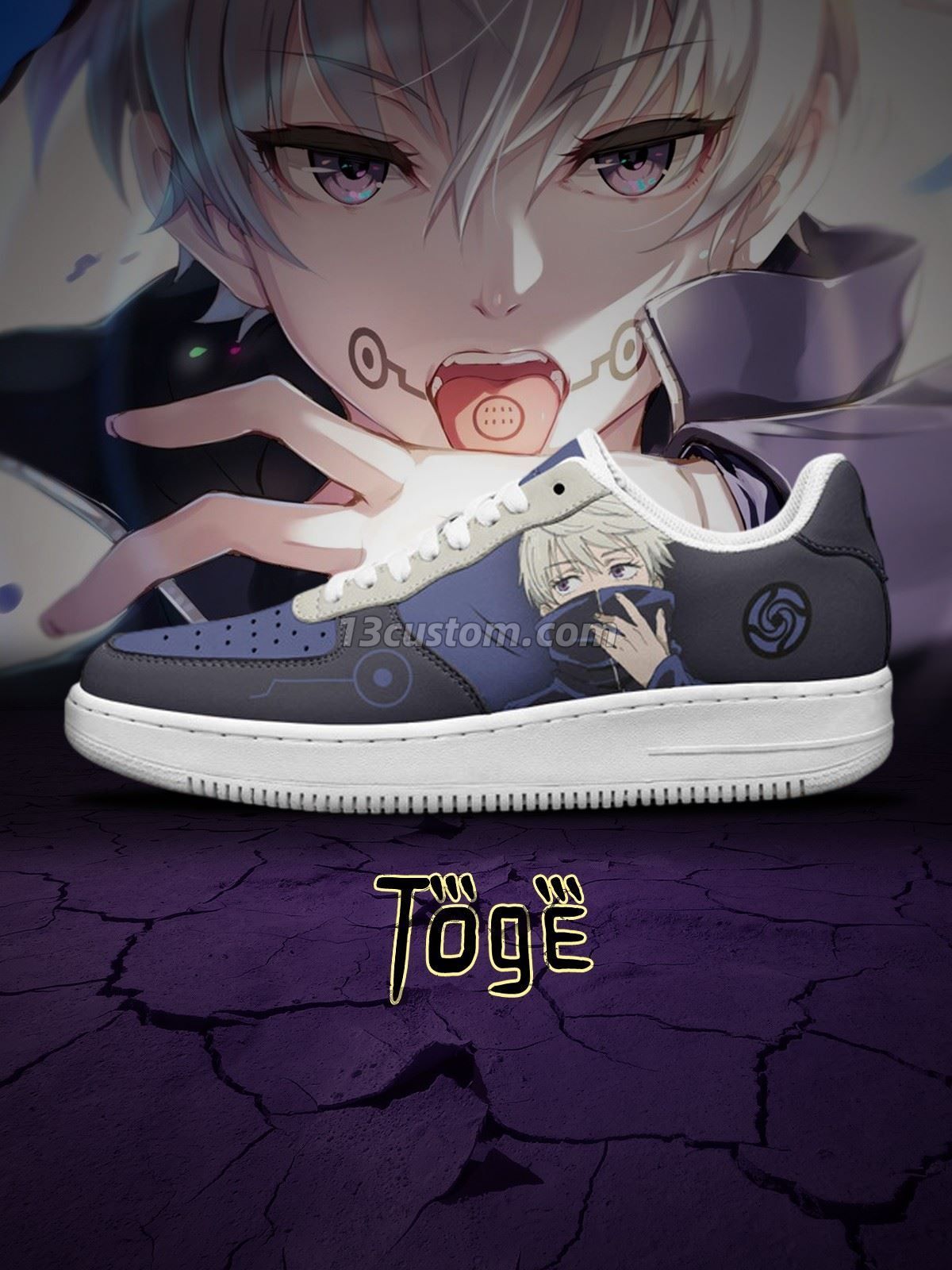 Toge Inumaki No.2 Custom Sneakers