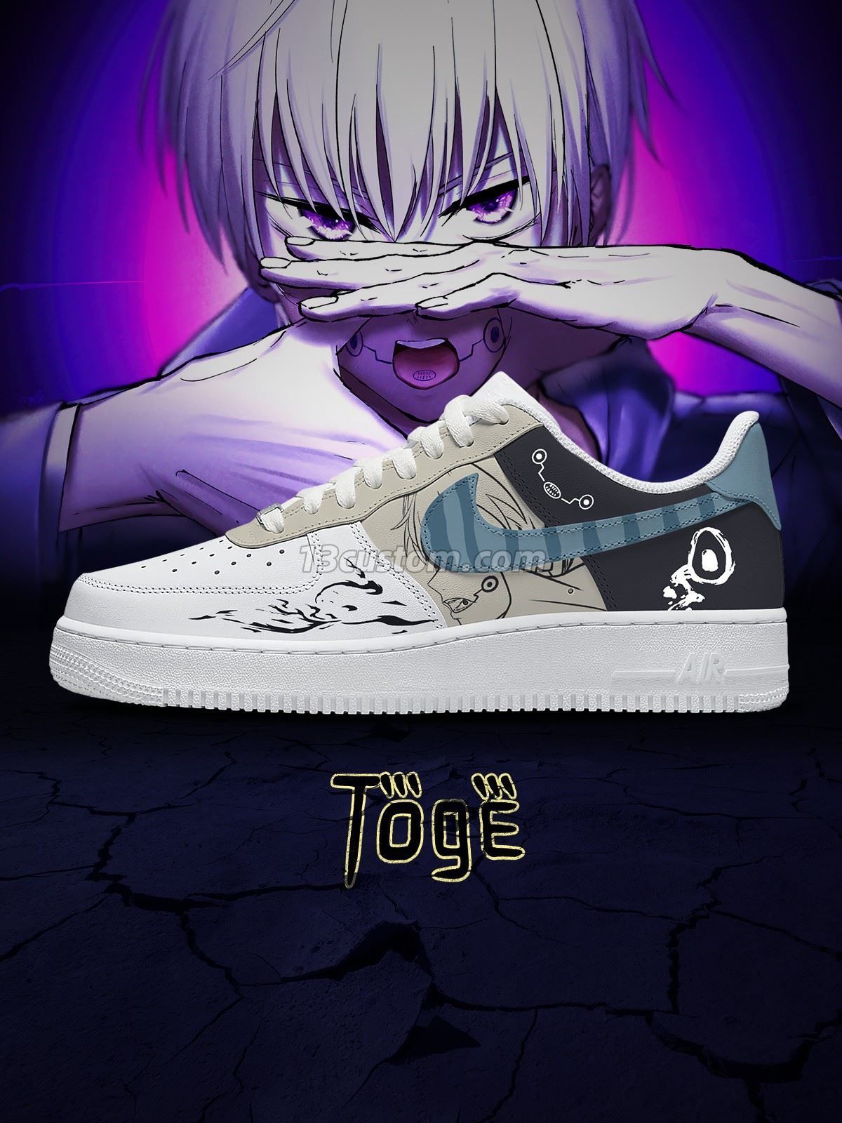 Toge Inumaki No.1 Custom Sneakers