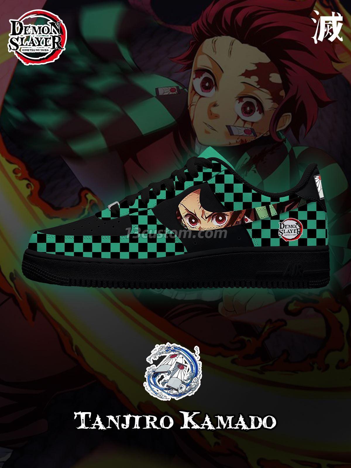 Tanjiro Kamado V.3 Custom Sneakers