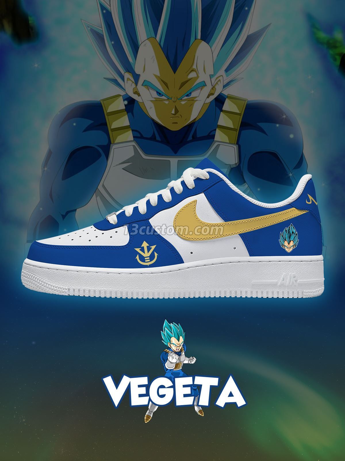 Vegeta No.1 Custom Sneakers