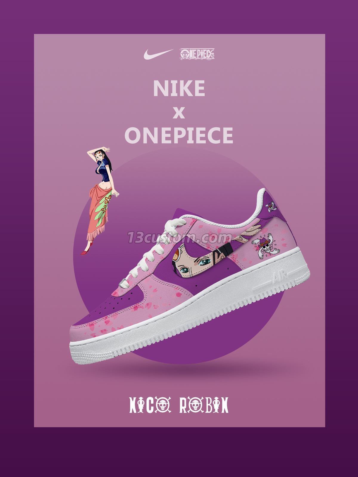 Nico Robin V.1 Custom Sneakers
