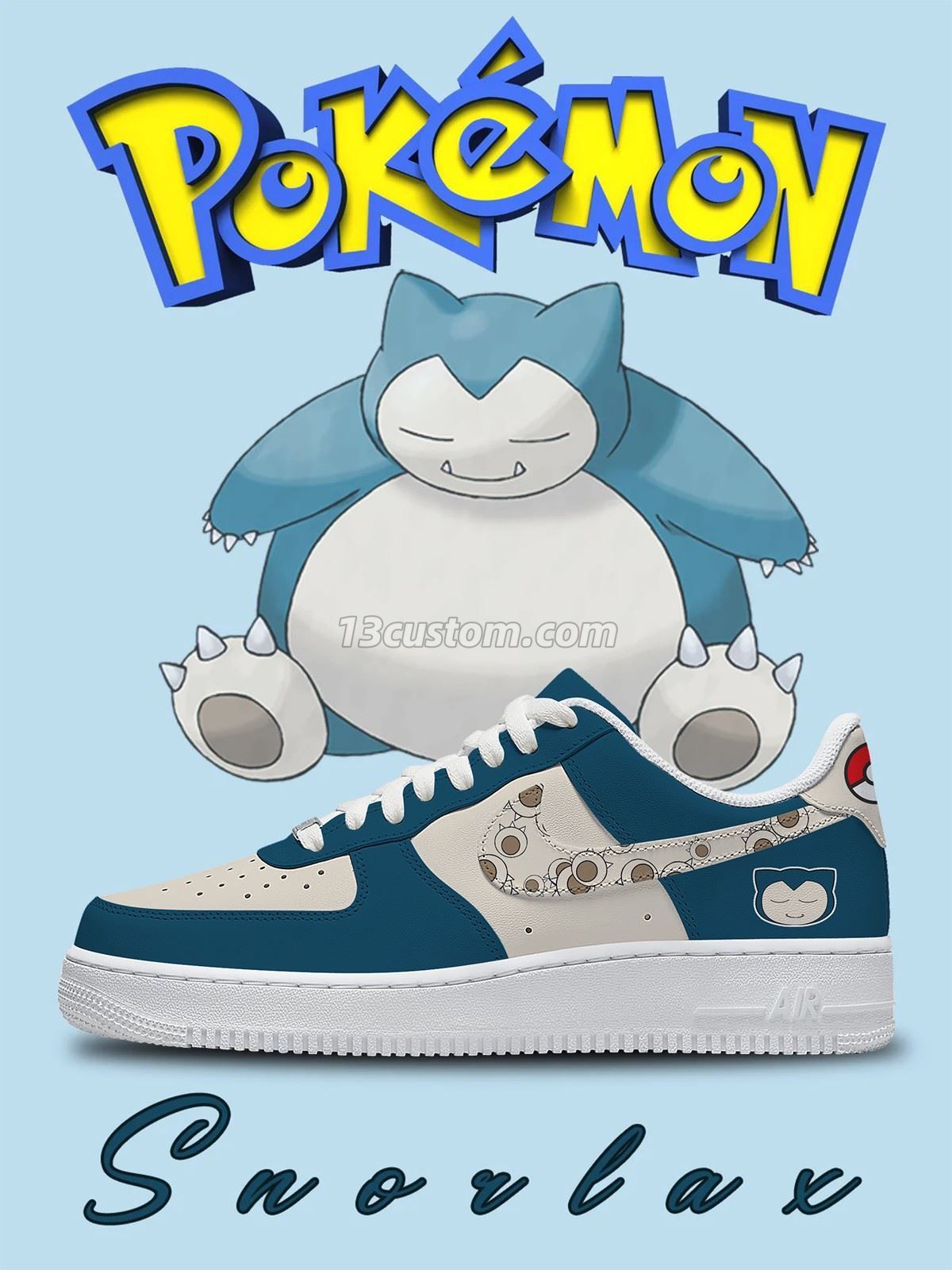 No.0143 Snorlax Custom Sneakers