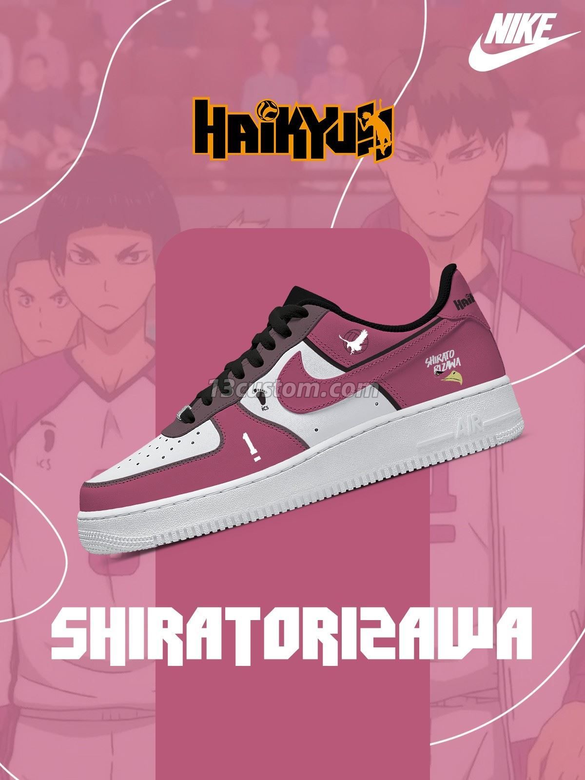 Shiratorizawa Academy Custom Sneakers