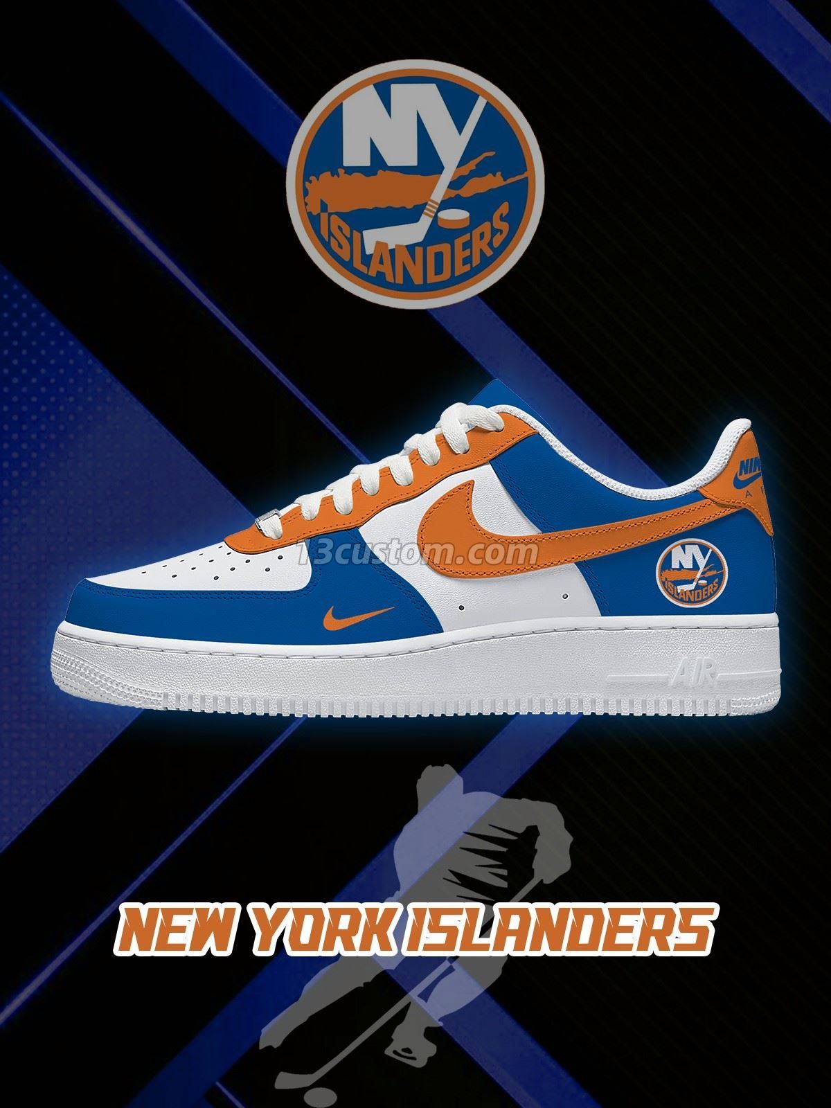 AF1 紐約 冰球 客製化運動鞋-V1款