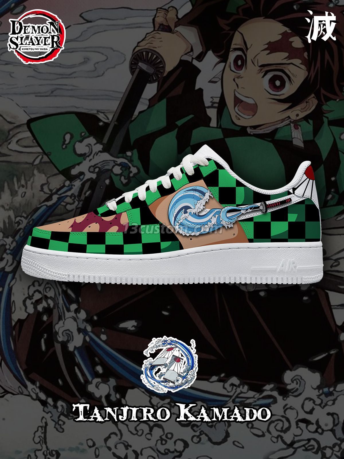 Tanjiro Kamado V.1 Custom Sneakers