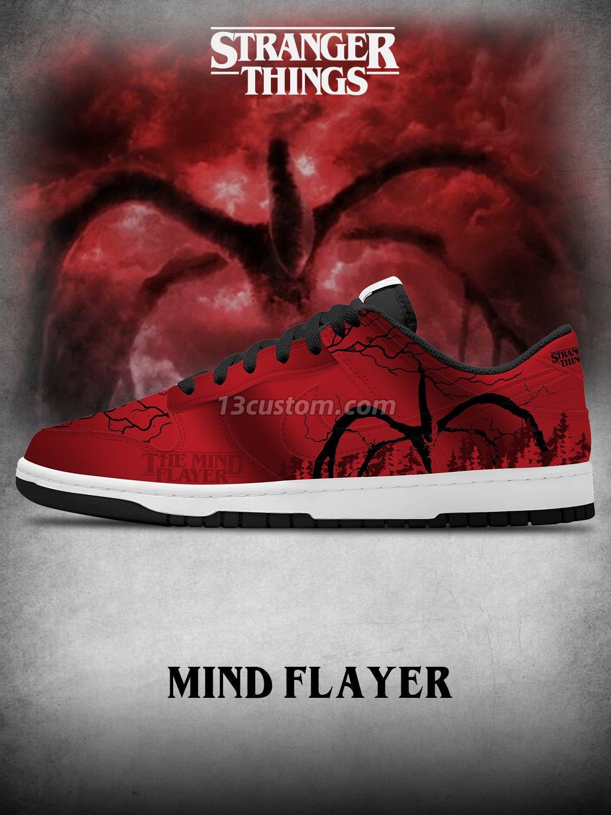 Mind Flayer V.1 Custom SB-Style Sneakers