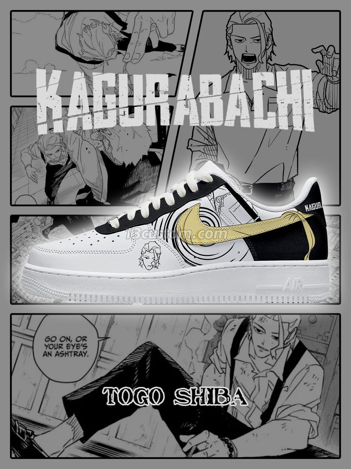 Togo Shiba V.1 Custom Sneakers