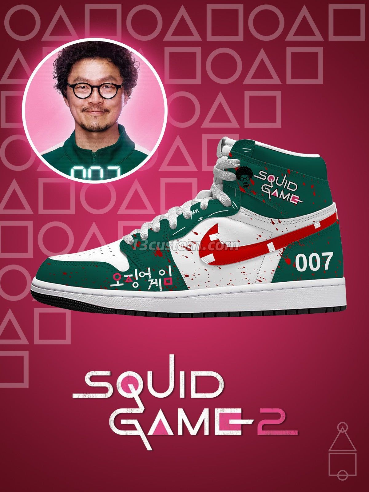 Player 007 V.1 Custom High-Top Sneakers