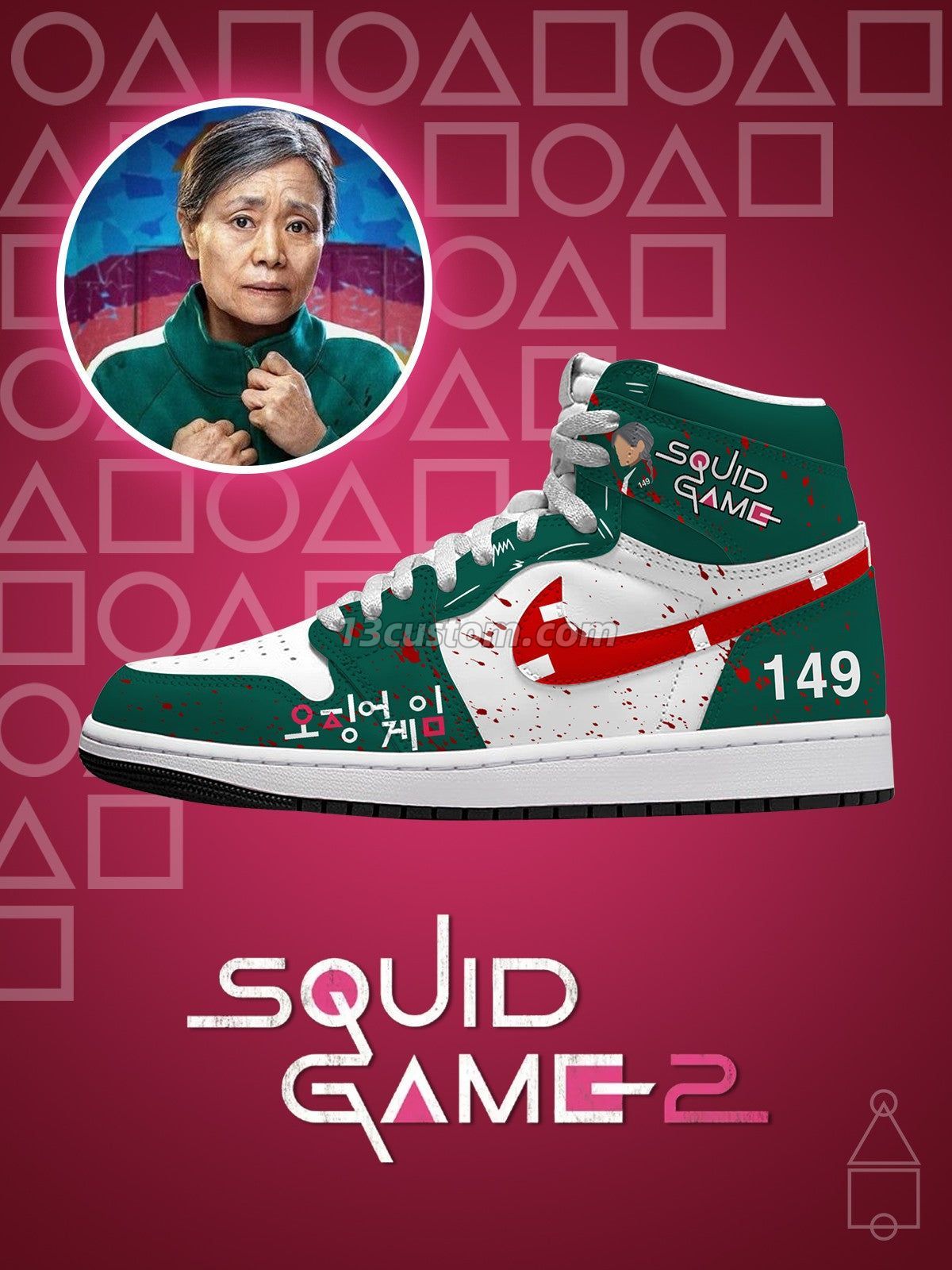 Player 149 V.1 Custom High-Top Sneakers