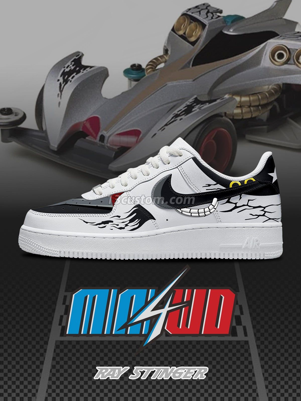 Ray Stinger V.1 Custom Sneakers