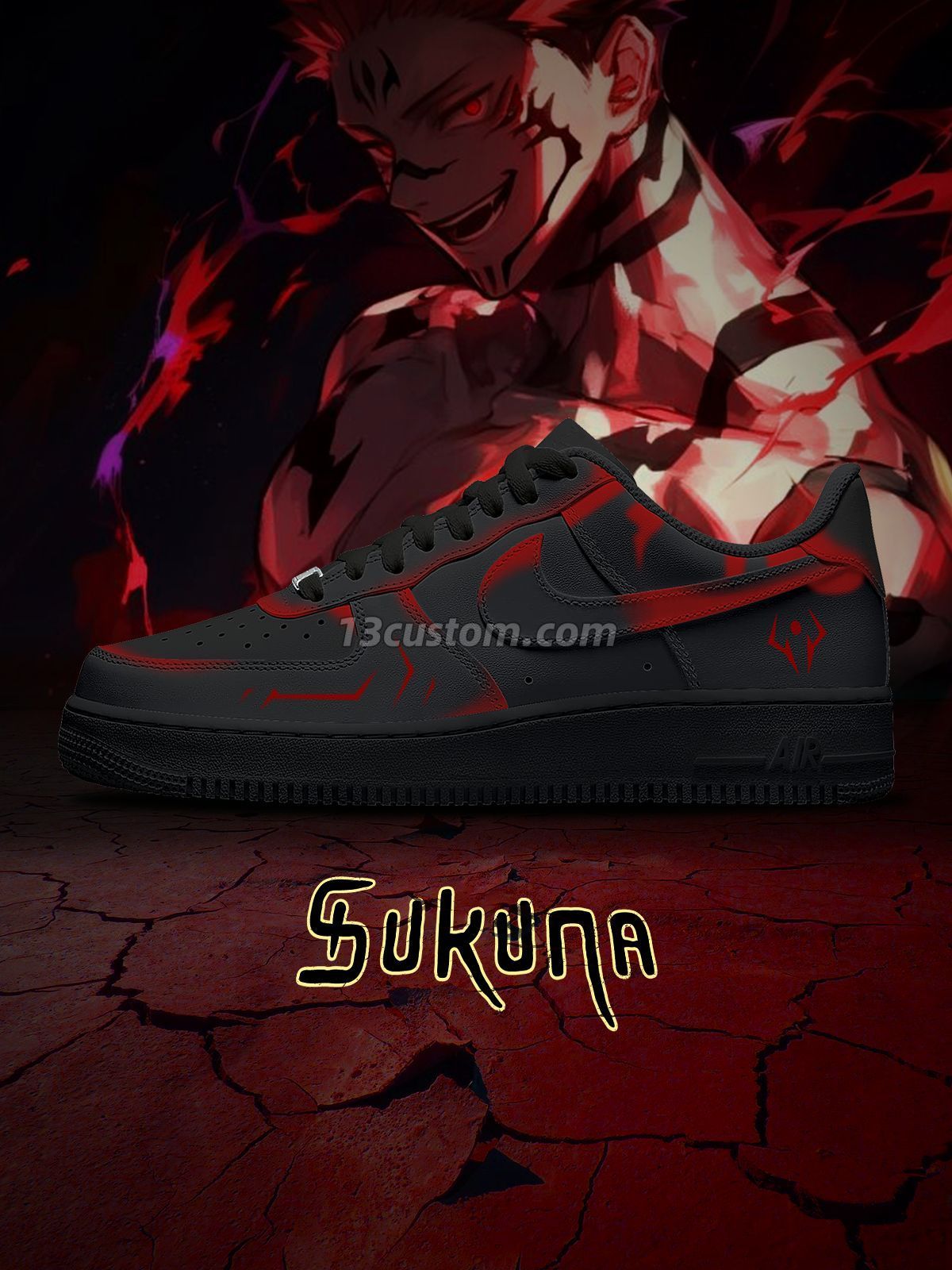 Ryomen Sukuna V.4 Custom Sneakers