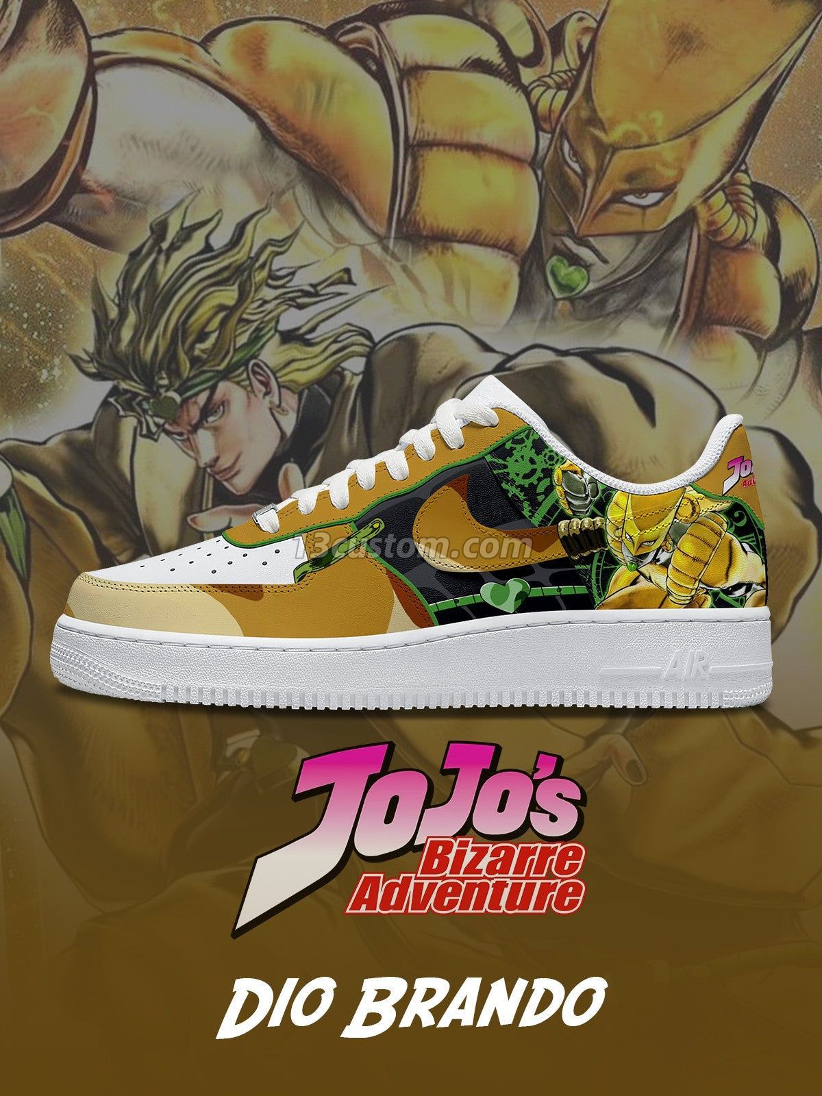 Dio Brando V.2 Custom Sneakers