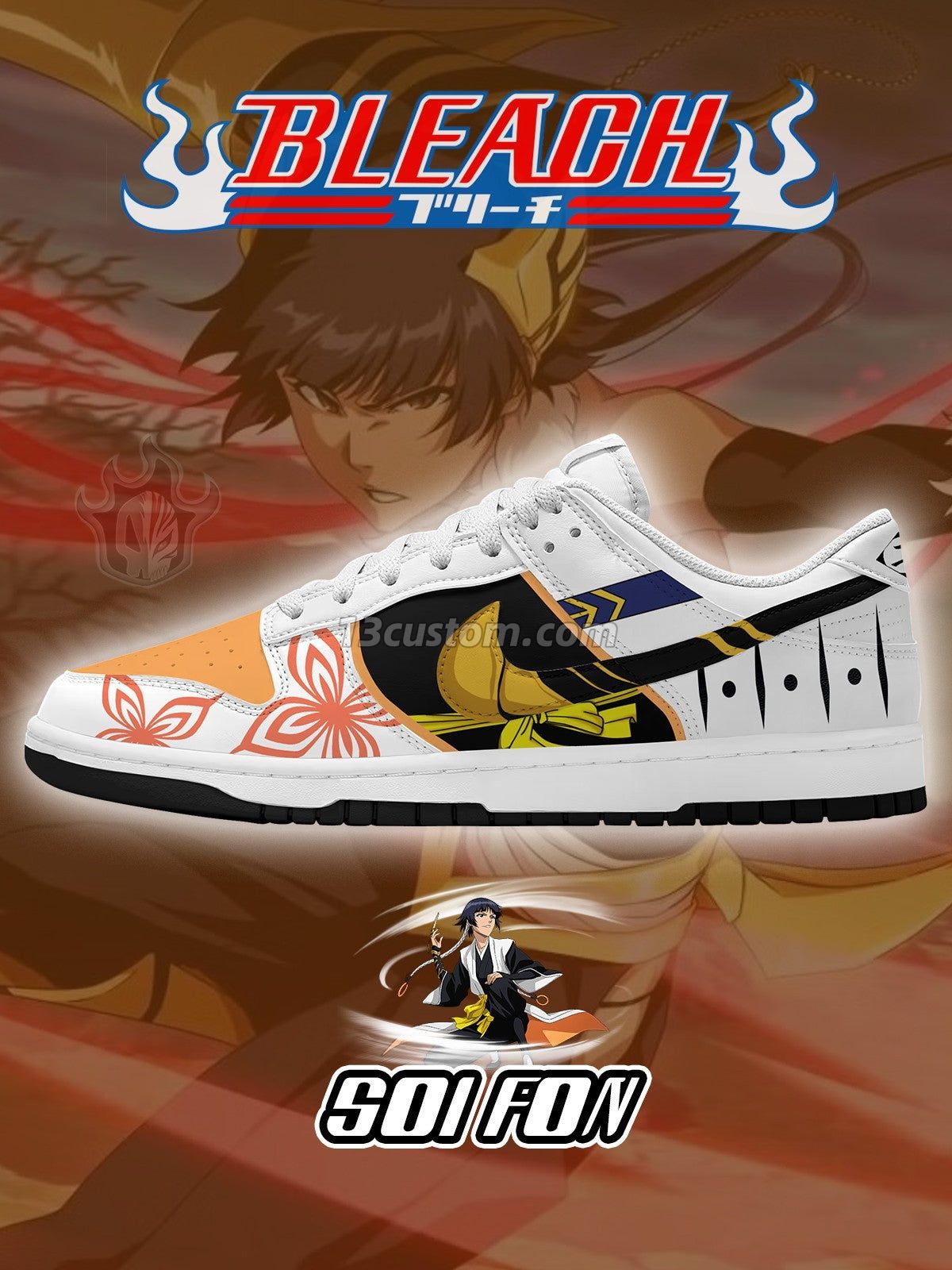 Soi Fon V.2 Custom Court-Low Sneakers