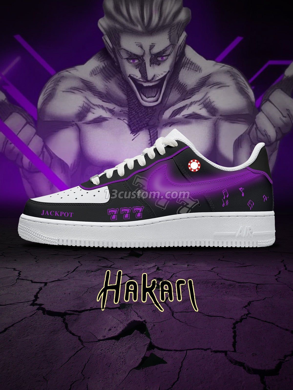 Kinji Hakari Custom Sneakers
