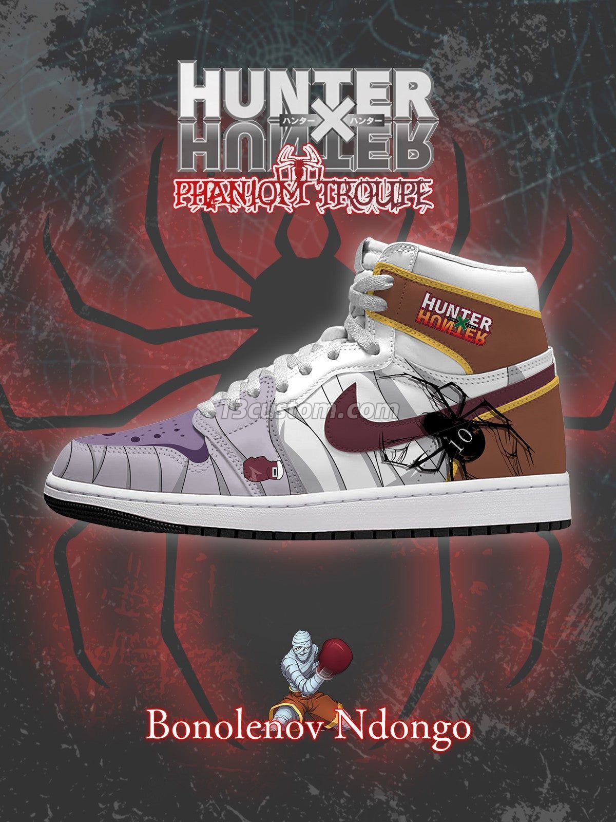 Bonolenov Ndongo V.1 Custom High-Top Sneakers