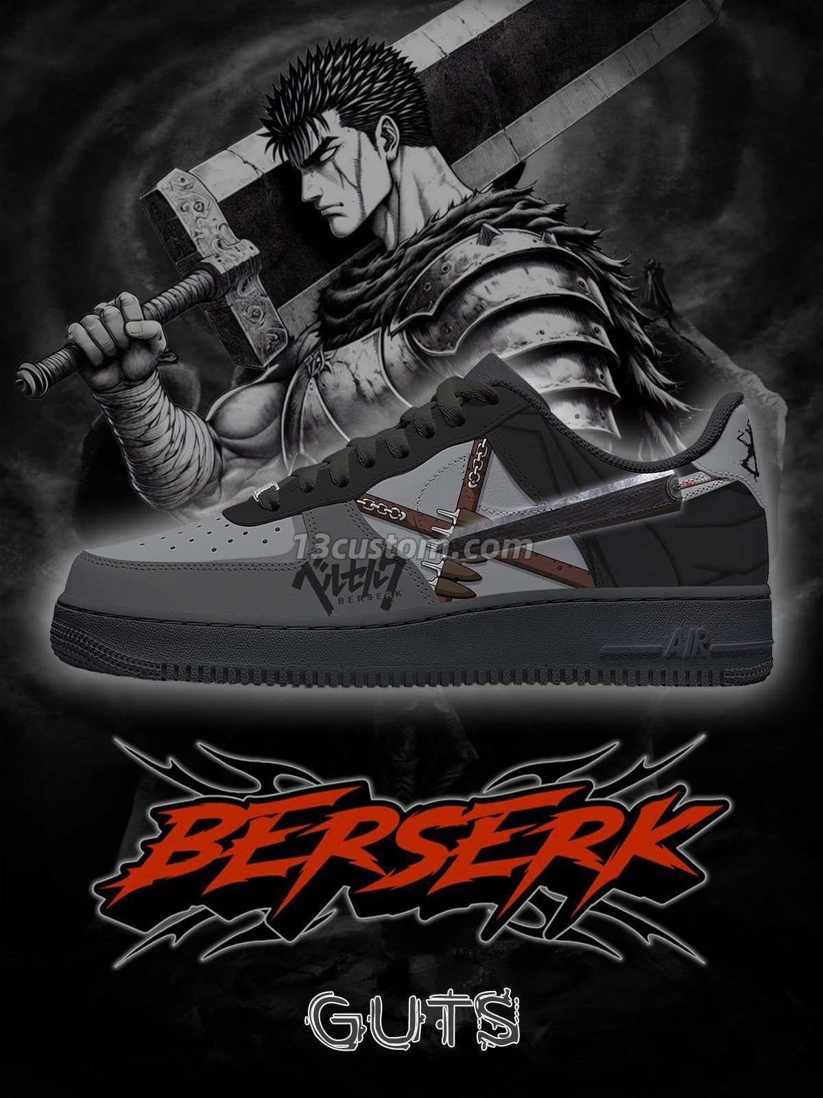 Guts V.3 Custom Sneakers