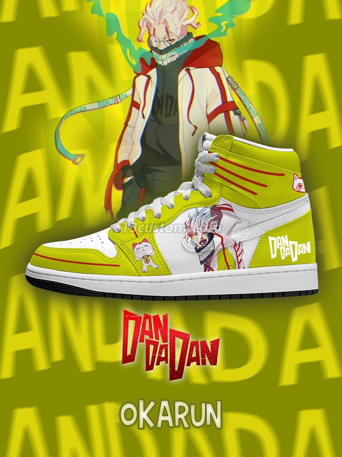 Okarun V.3 Custom High-Top Sneakers