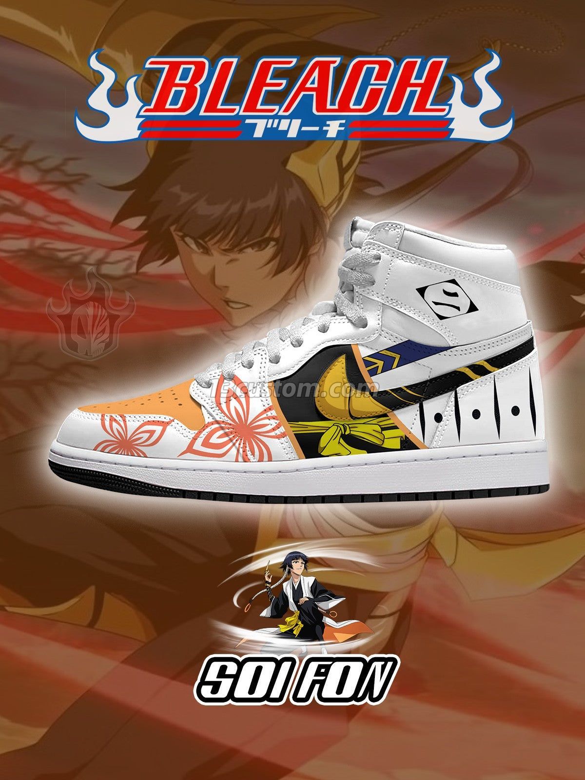Soi Fon V.2 Custom High-Top Sneakers