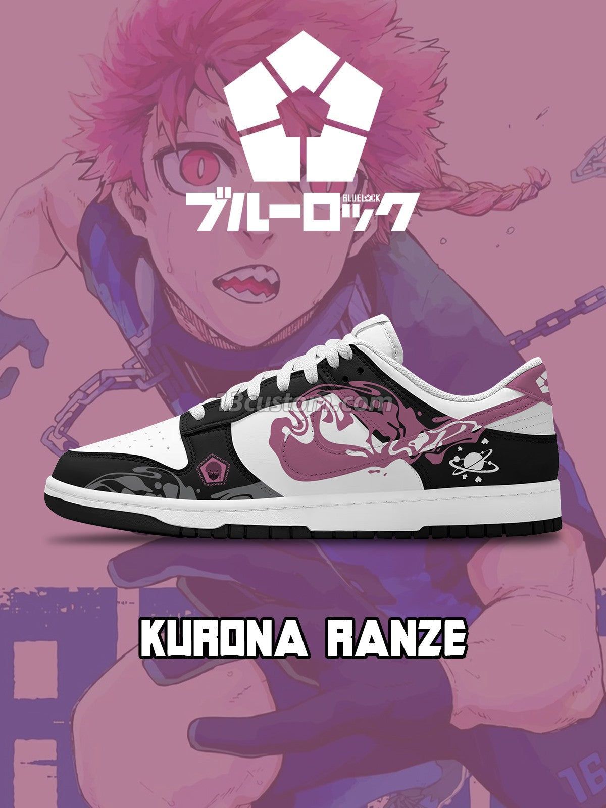 Kurona Ranze V.1 Custom Court-Low Sneakers