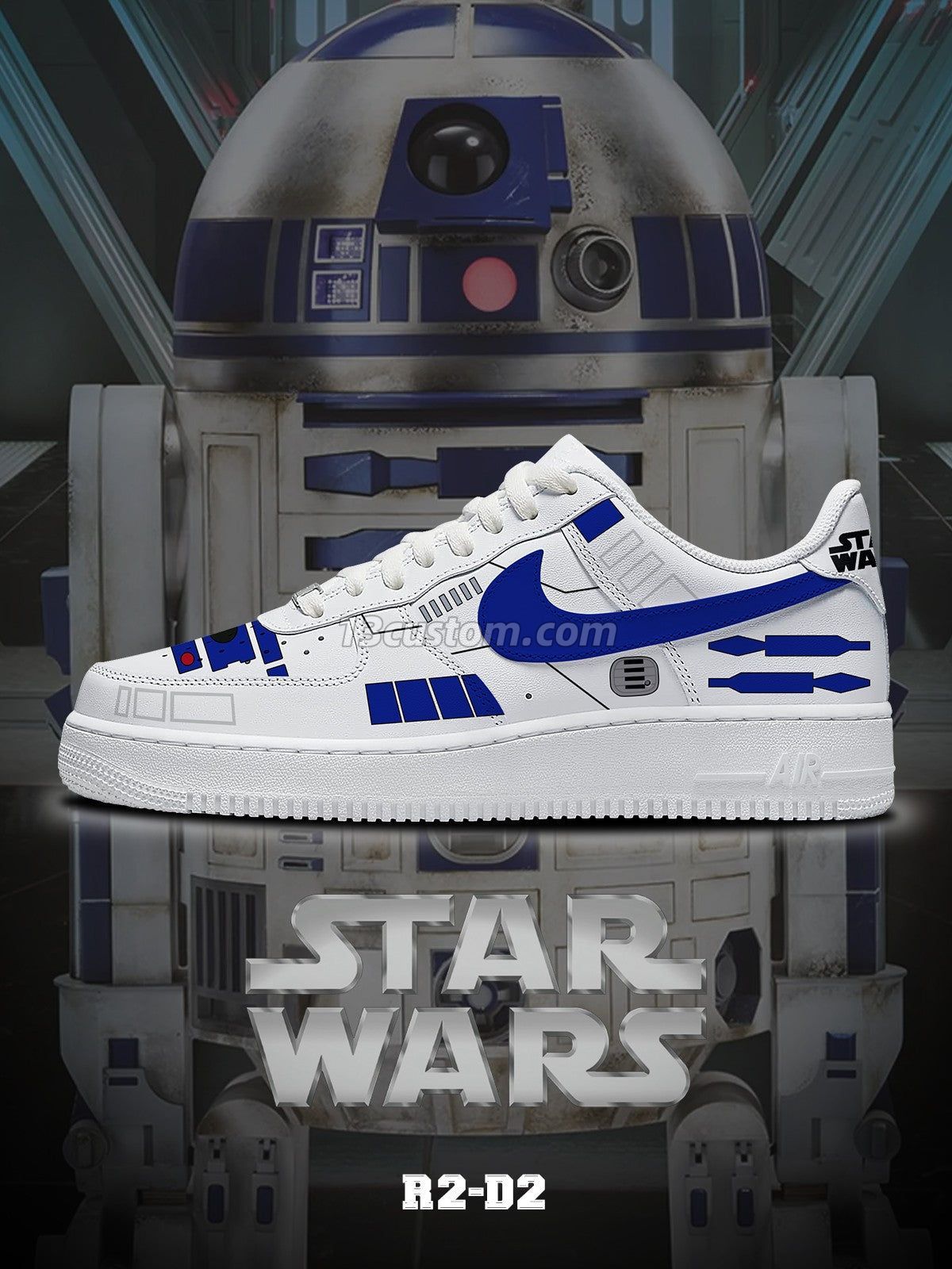 R2-D2 V.1 Custom Sneakers
