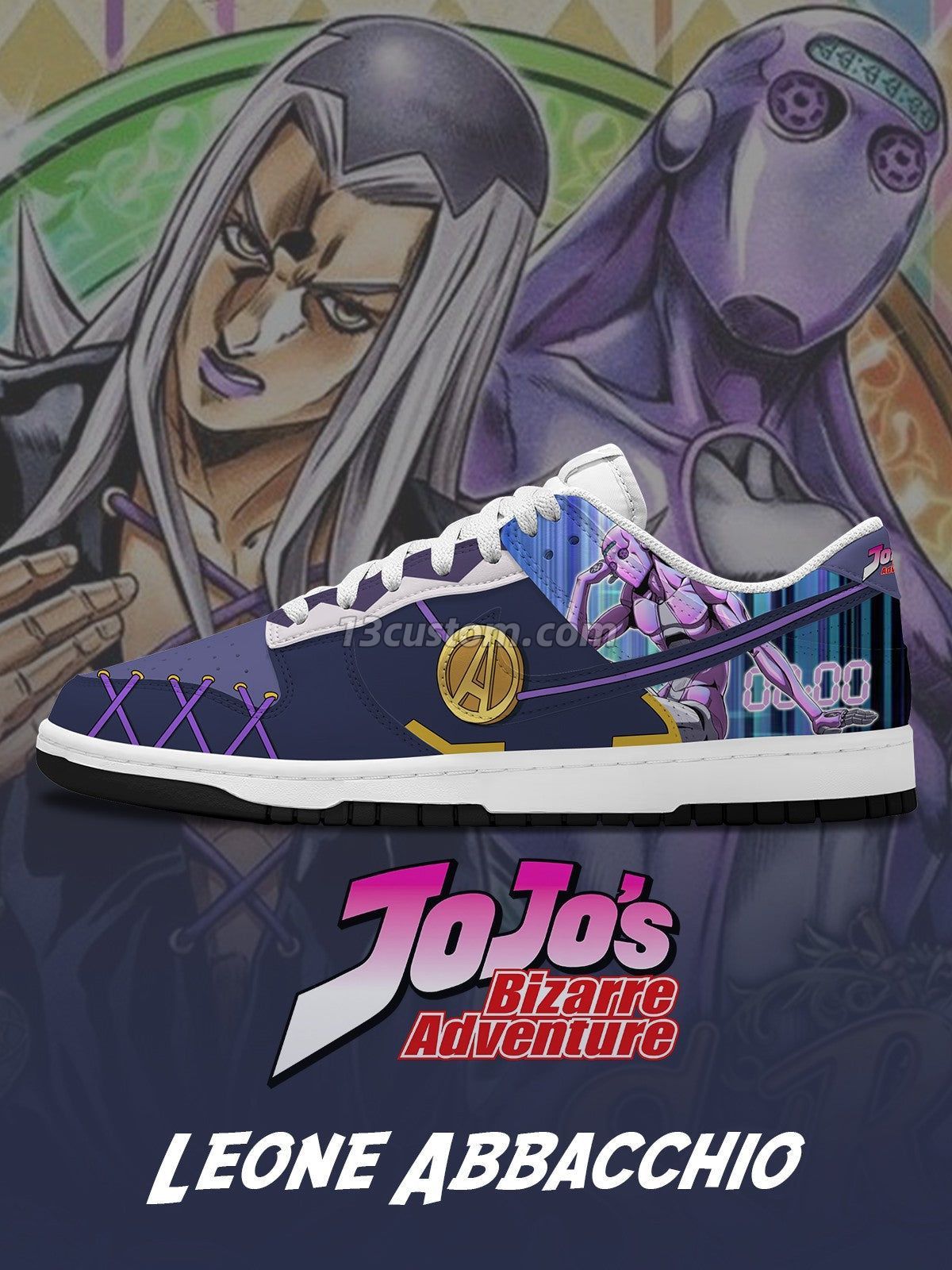 Leone Abbacchio V.2 Custom Court-Low Sneakers