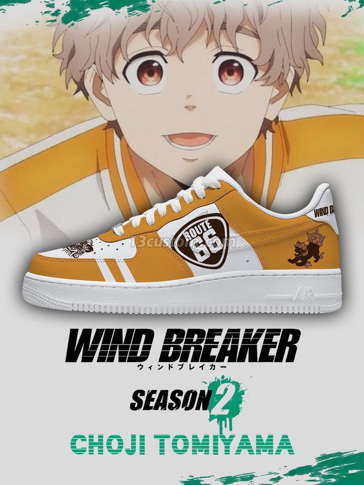 Choji Tomiyama V.1 Custom Sneakers