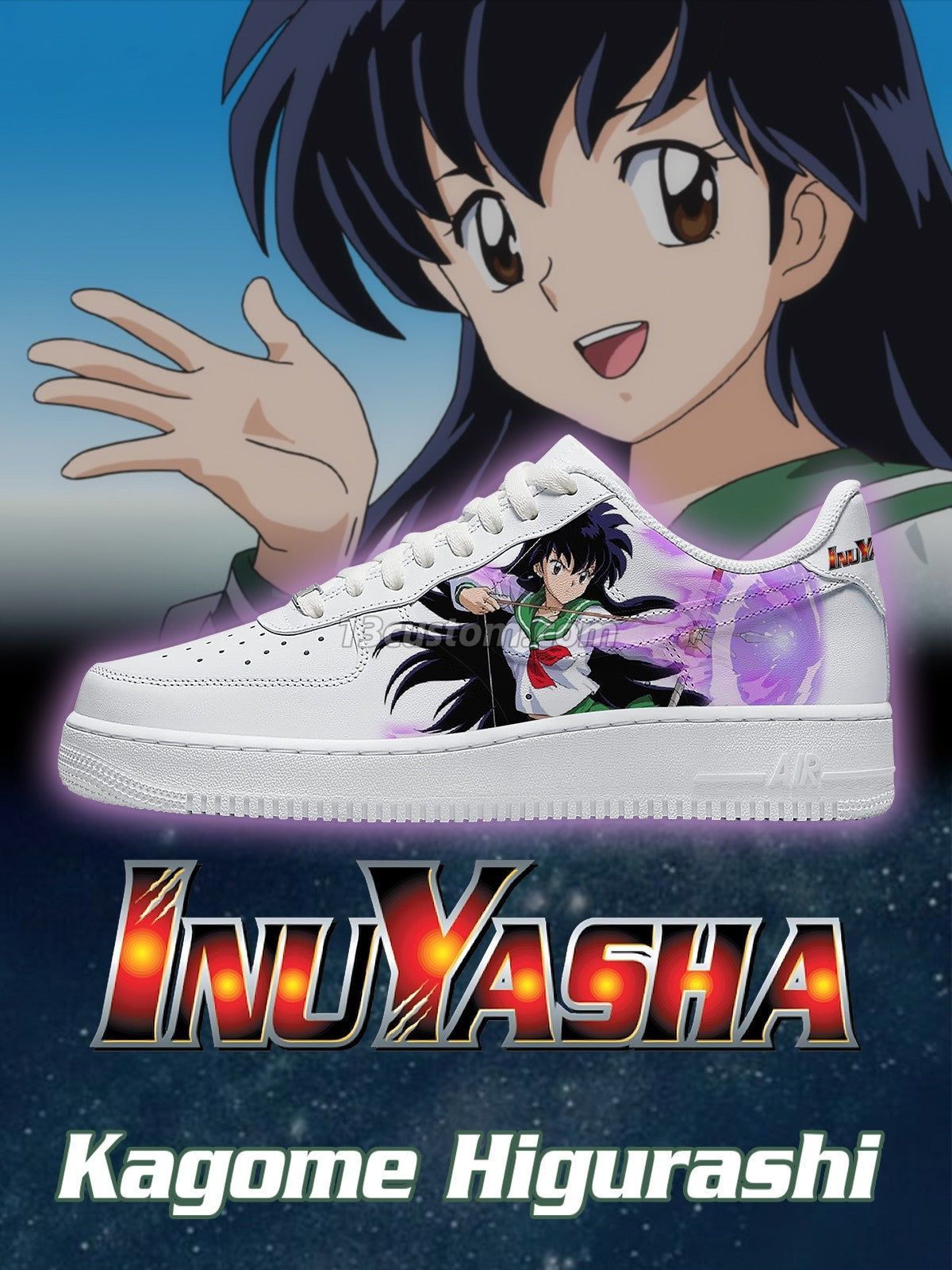 Kagome Higurashi V.1 Custom Sneakers