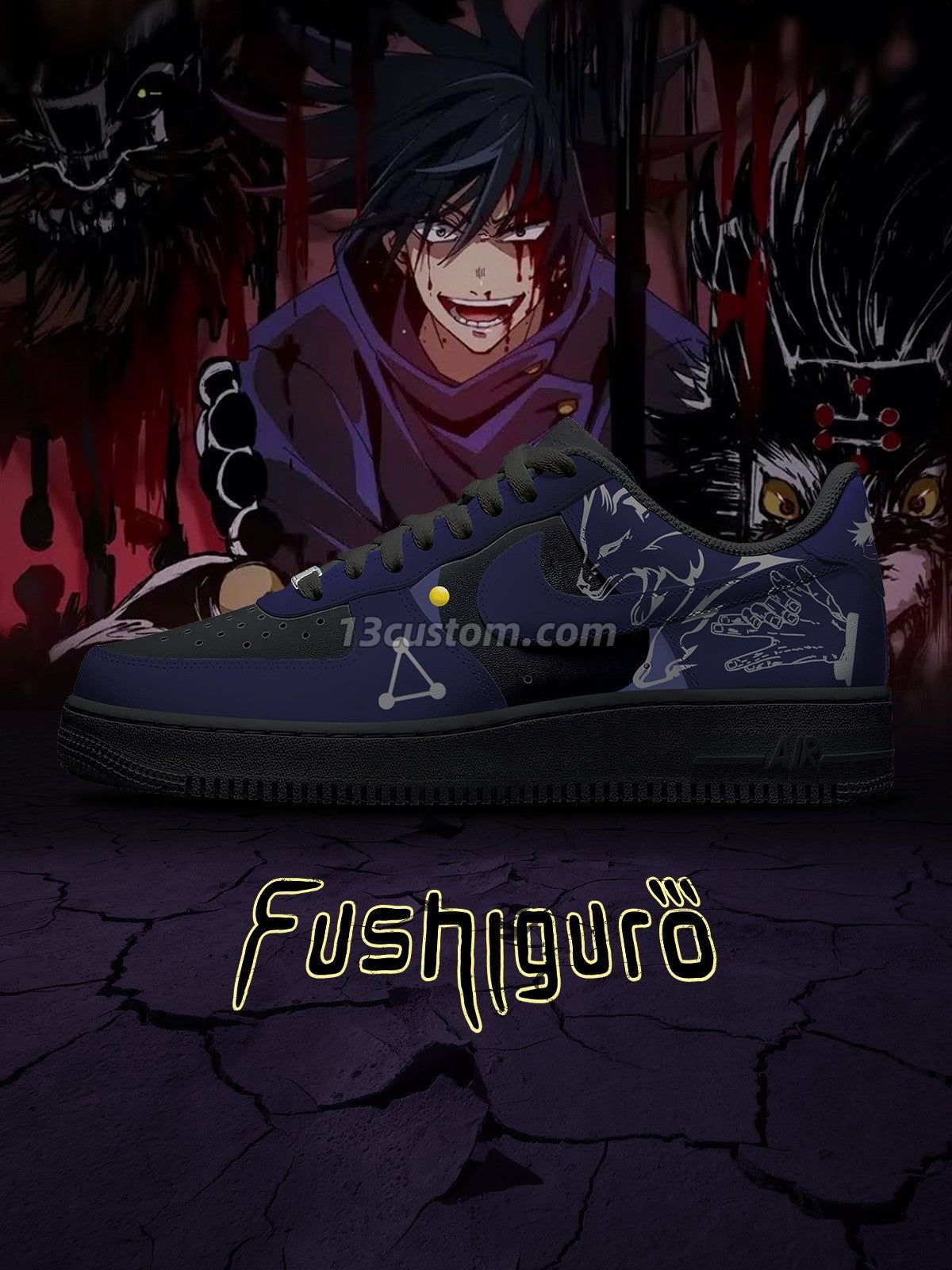 Megumi Fushiguro V.2 Custom Sneakers
