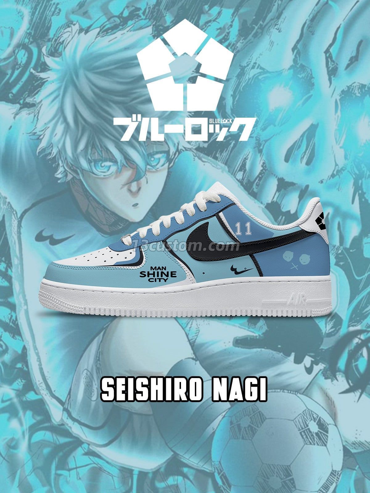 Seishiro Nagi V.2 Custom Sneakers