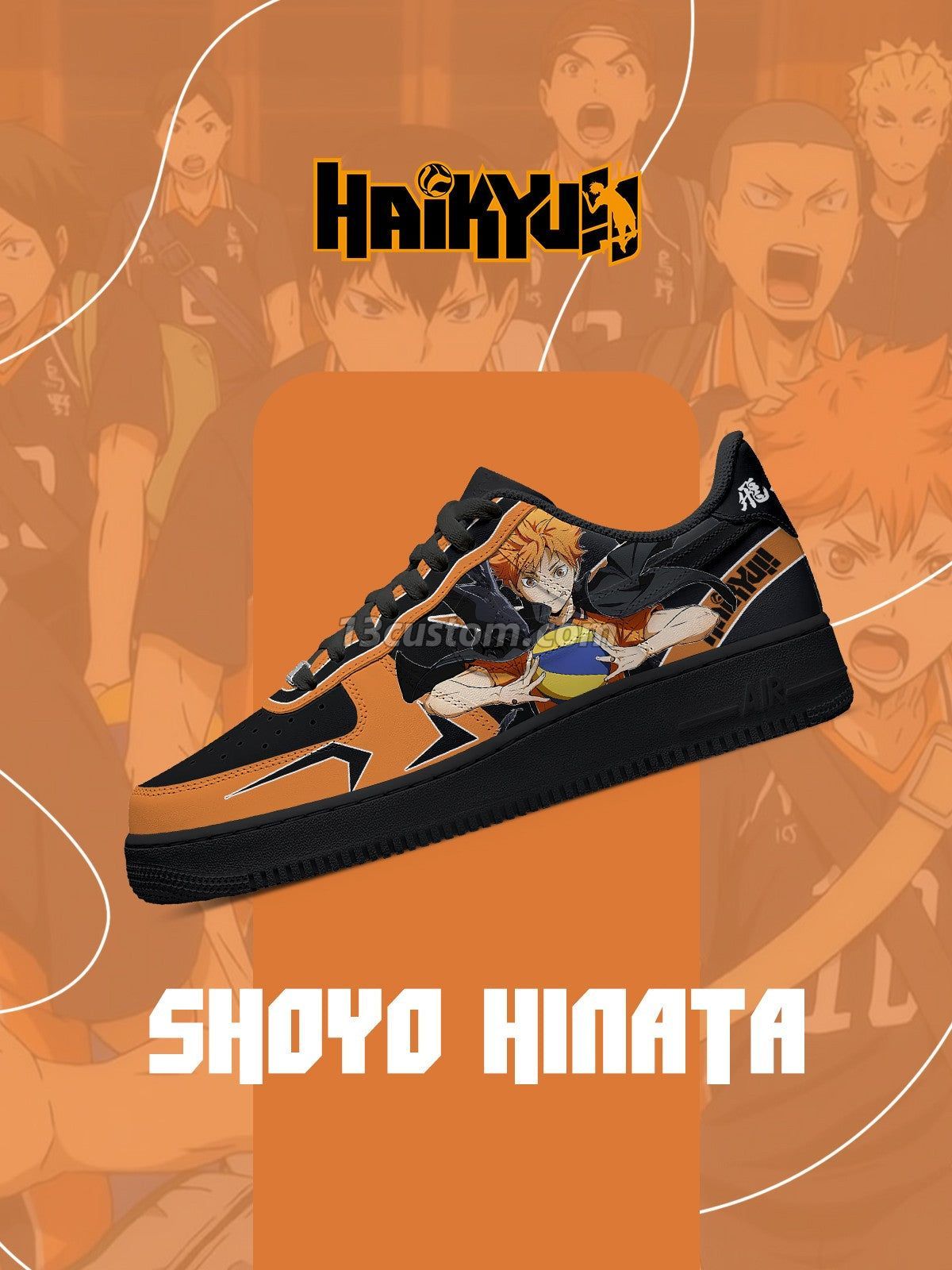 Shoyo Hinata V.2 Custom Sneakers